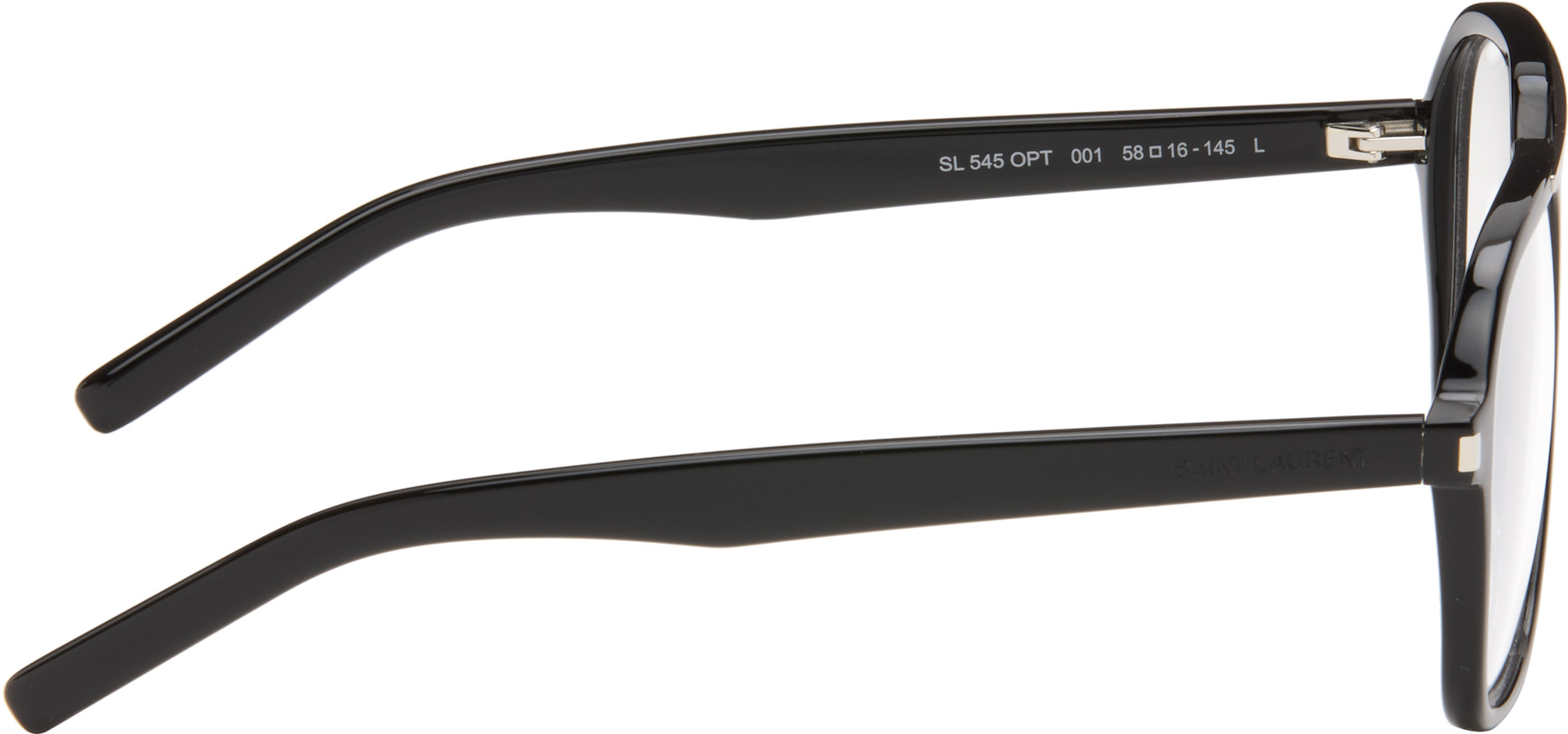 Saint Laurent - Black SL 545 Corner Angle Optical Frame Glasses