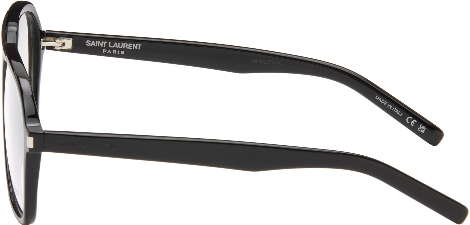 Saint Laurent - Black SL 545 Corner Angle Optical Frame Glasses