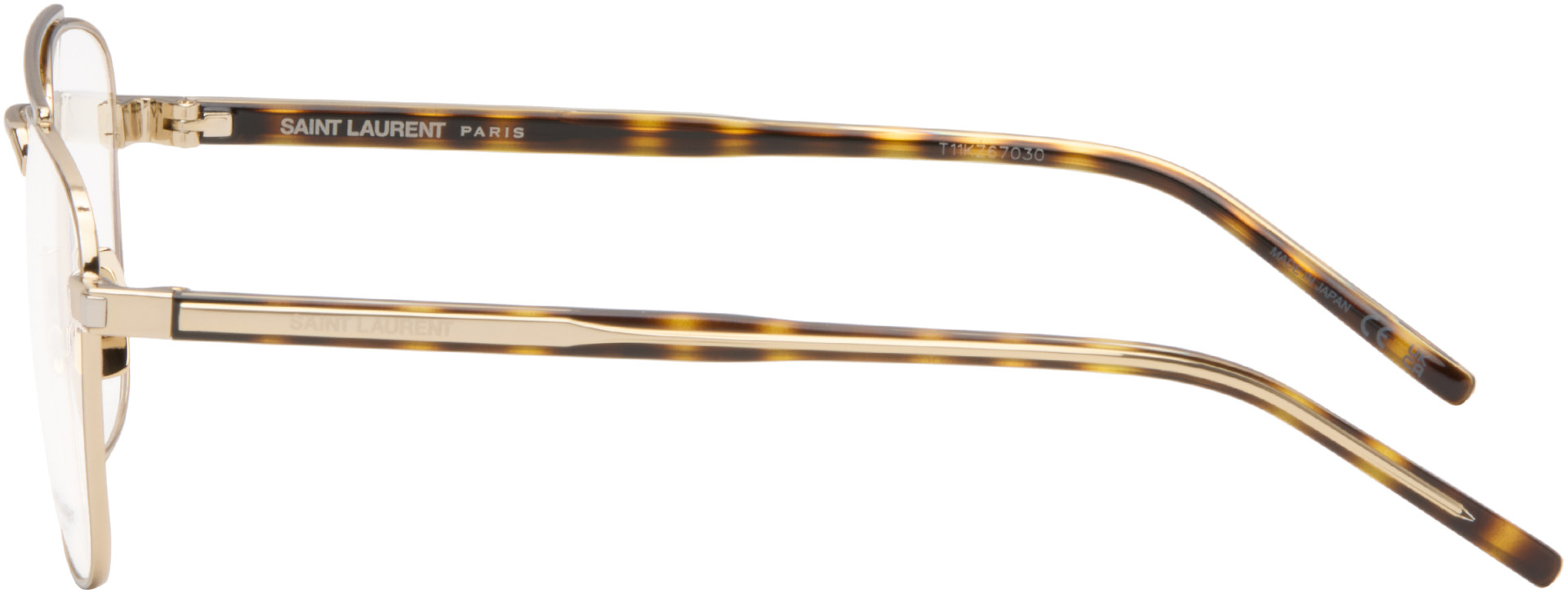 Saint Laurent - Lunettes SL 665 dorées