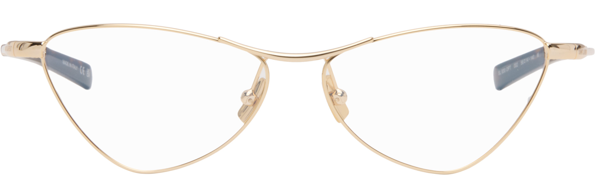 Saint Laurent - Lunettes SL 830 dorées