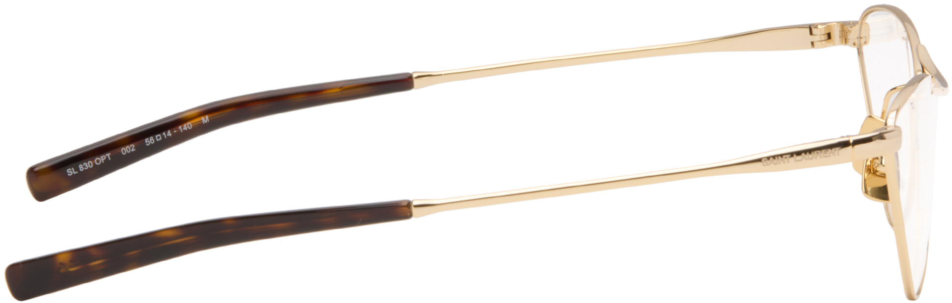 Saint Laurent - Lunettes SL 830 dorées