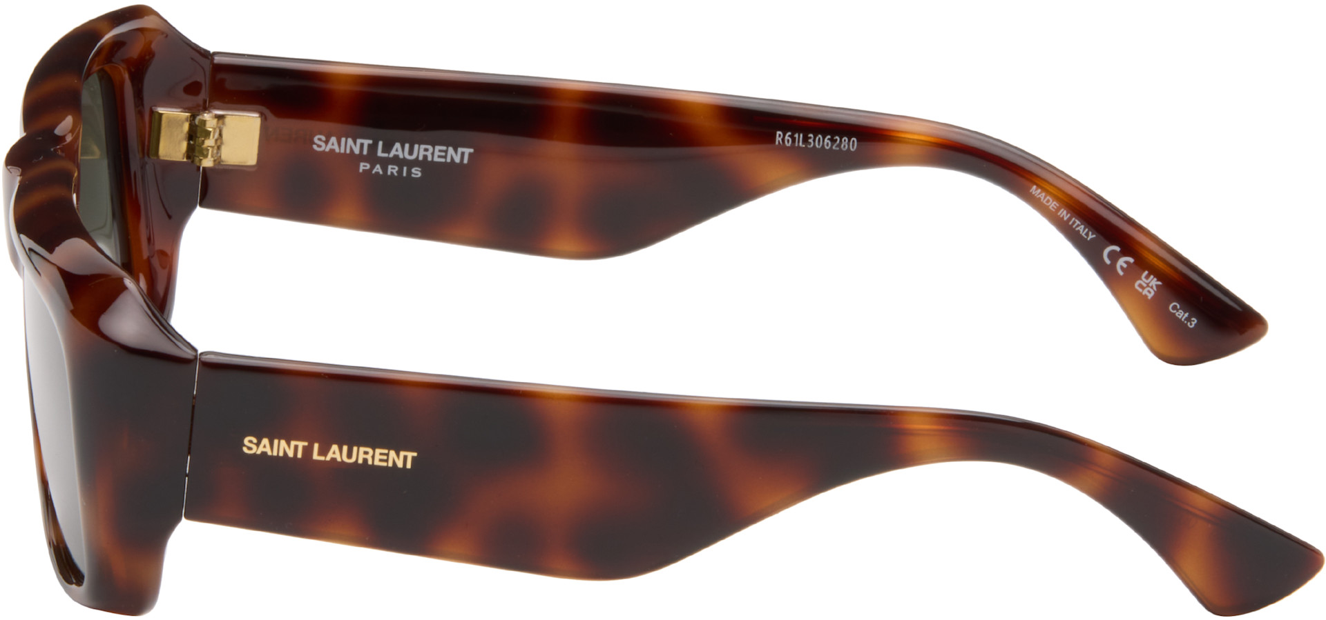 Saint Laurent: Brown SL 869 Logo Sunglasses | SSENSE