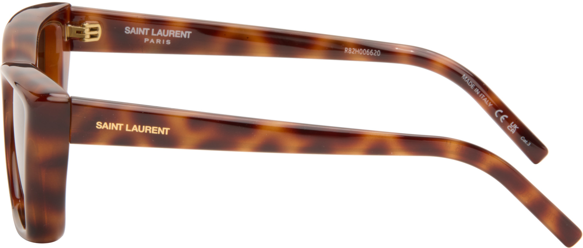 Saint Laurent: Brown SL 276 Mica Plump Sunglasses | SSENSE