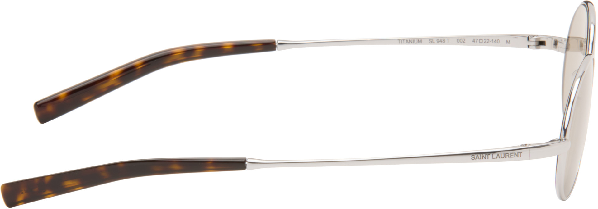 Saint Laurent: Silver SL 948 T Sunglasses | SSENSE