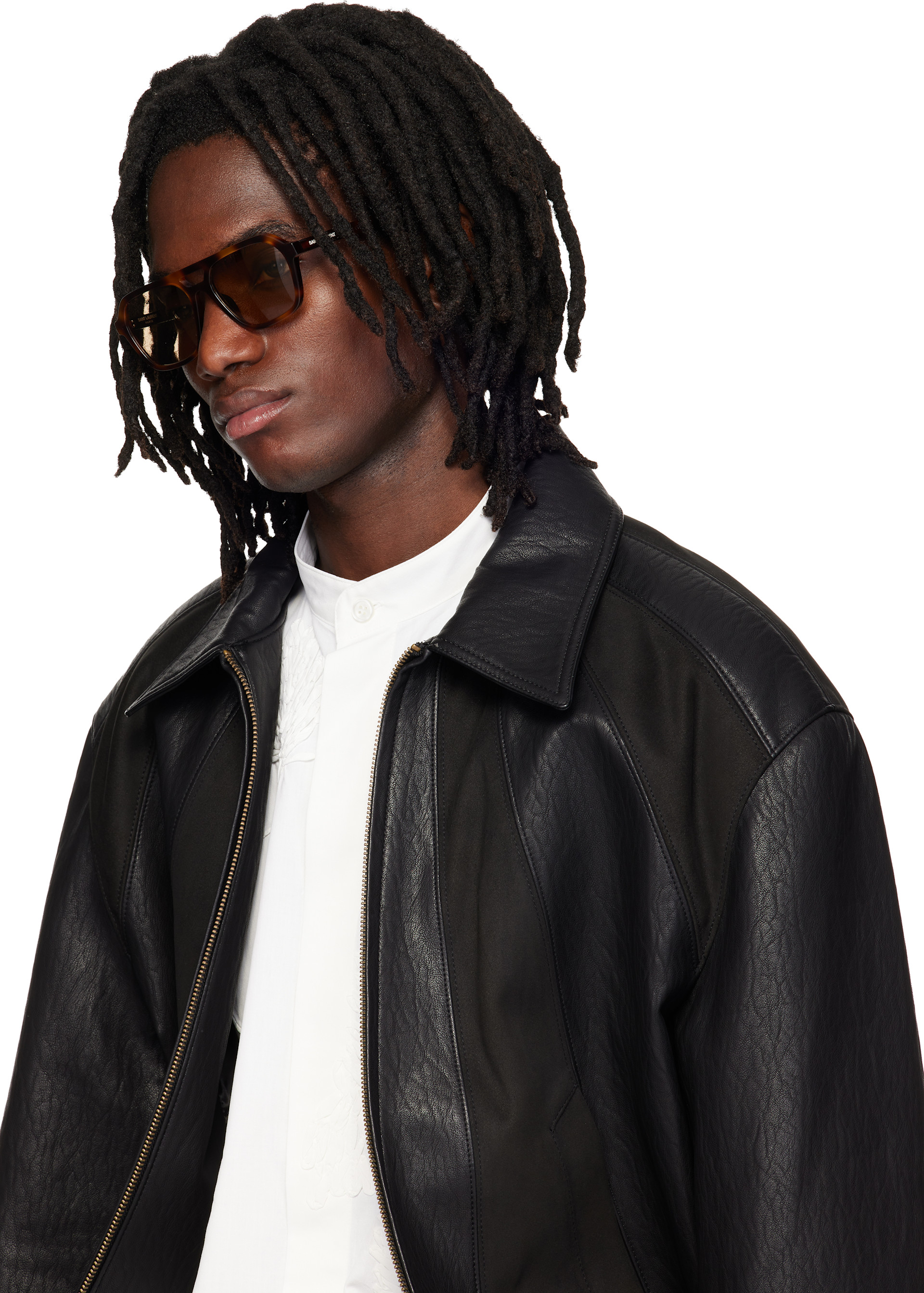 Saint Laurent: Brown SL 905 Sunglasses | SSENSE