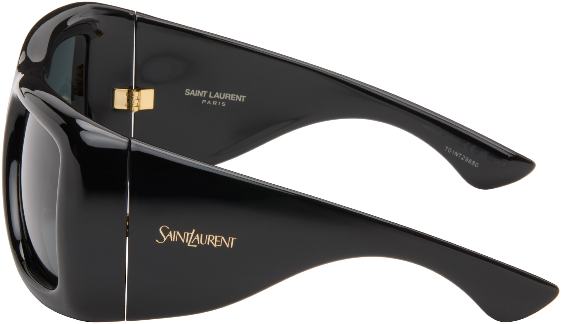 Saint Laurent: ブラック SL 902 Howl サングラス | SSENSE 日本