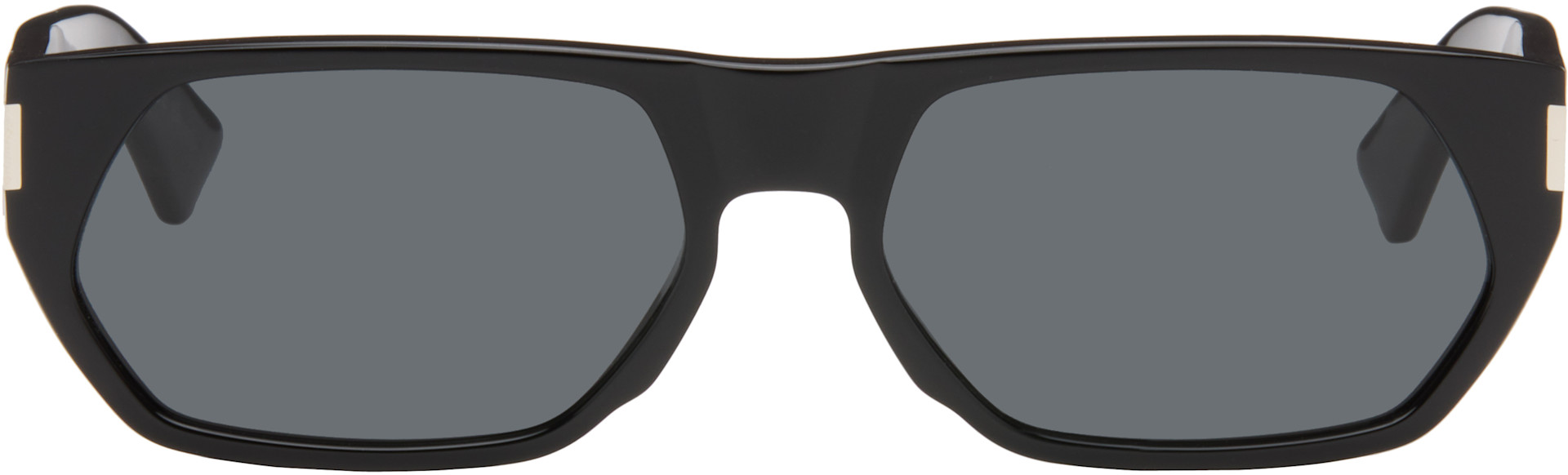Saint Laurent: Black SL 898 Sunglasses | SSENSE Canada