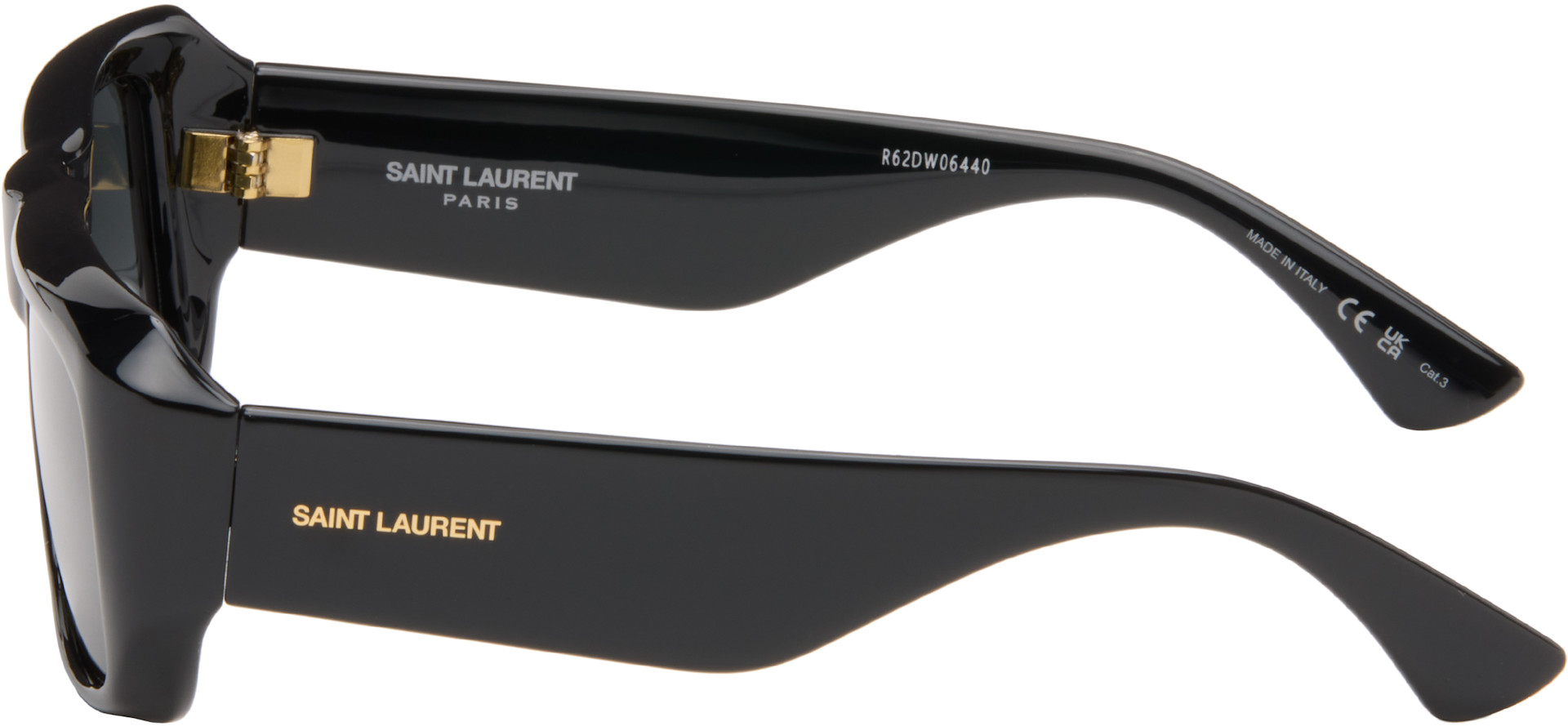 【SALE】Saint Laurent ブラック サングラス Saint Laurent: ブラック SL 869 ロゴ サングラス | SSENSE 日本