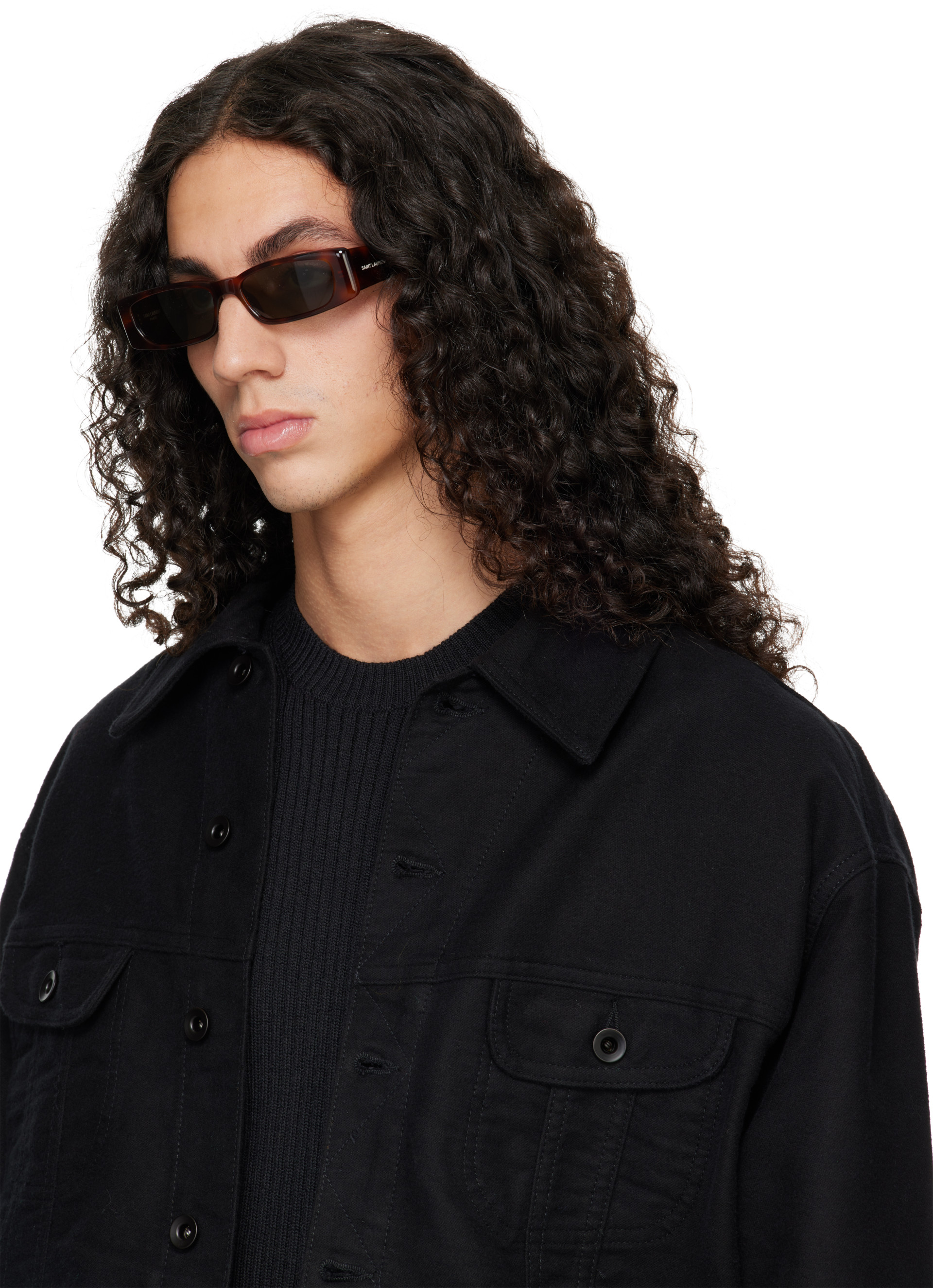 Saint Laurent - ブラウン SL 942 サングラス