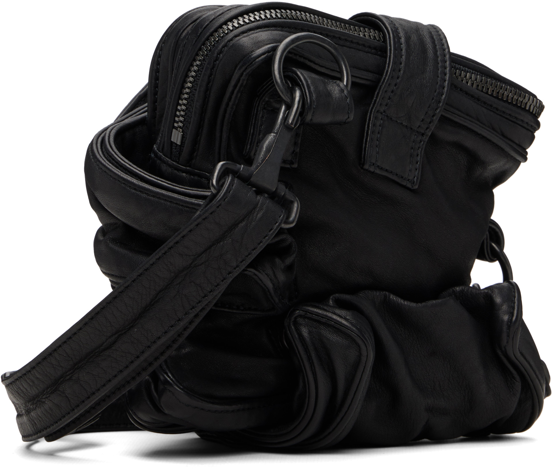 Julius - Black Core Messenger Bag