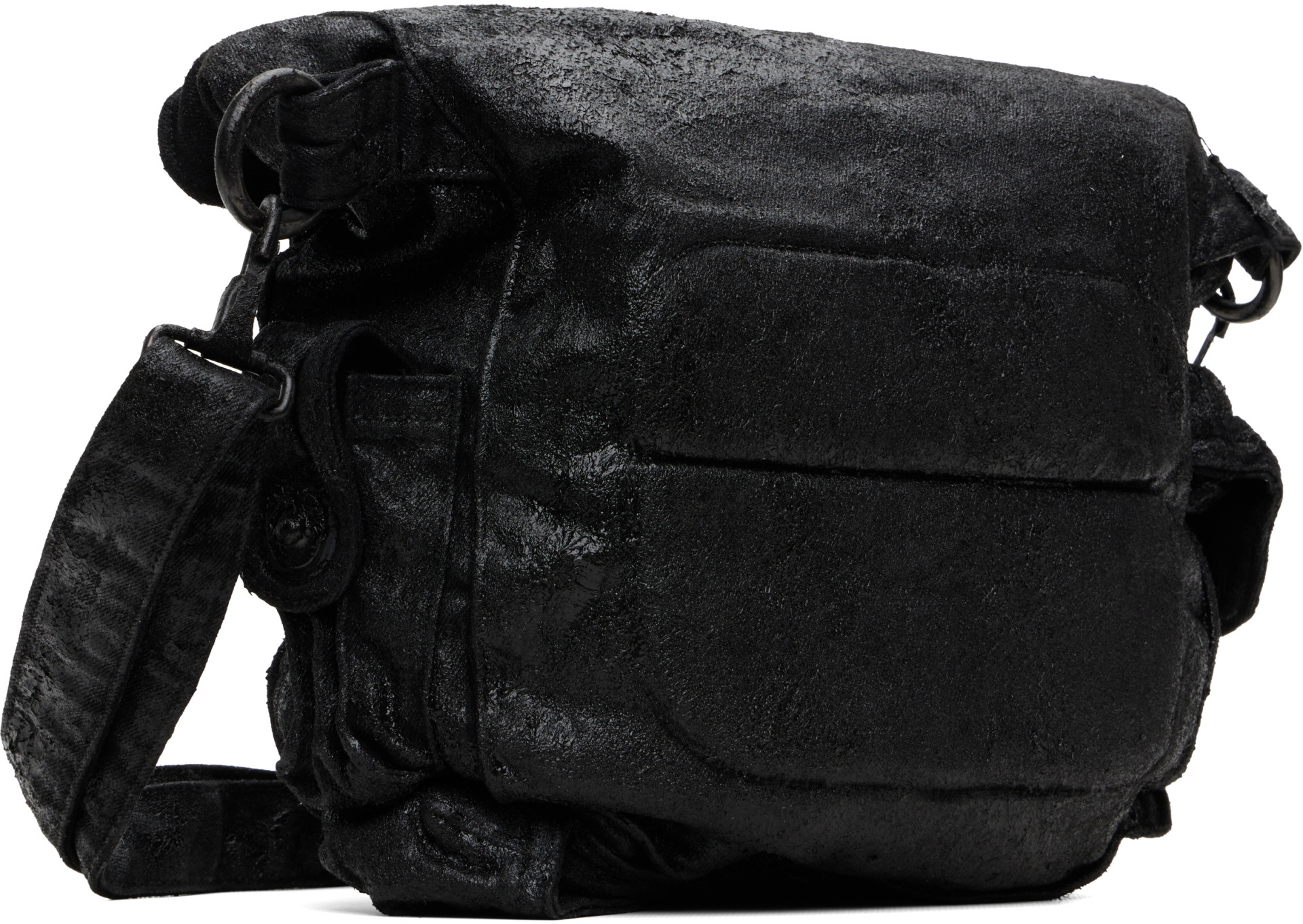 Julius - Black Gas Mask Messenger Bag