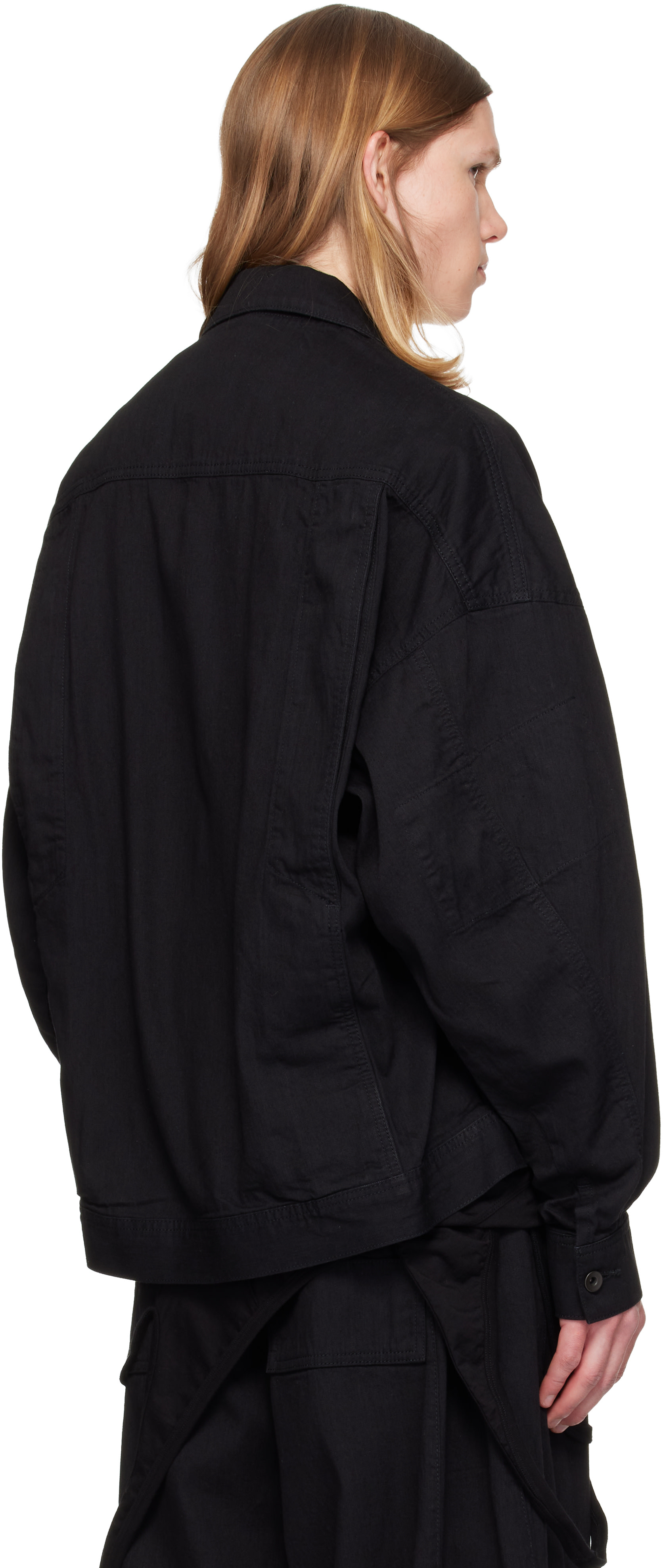 Julius - Blouson DK noir en denim