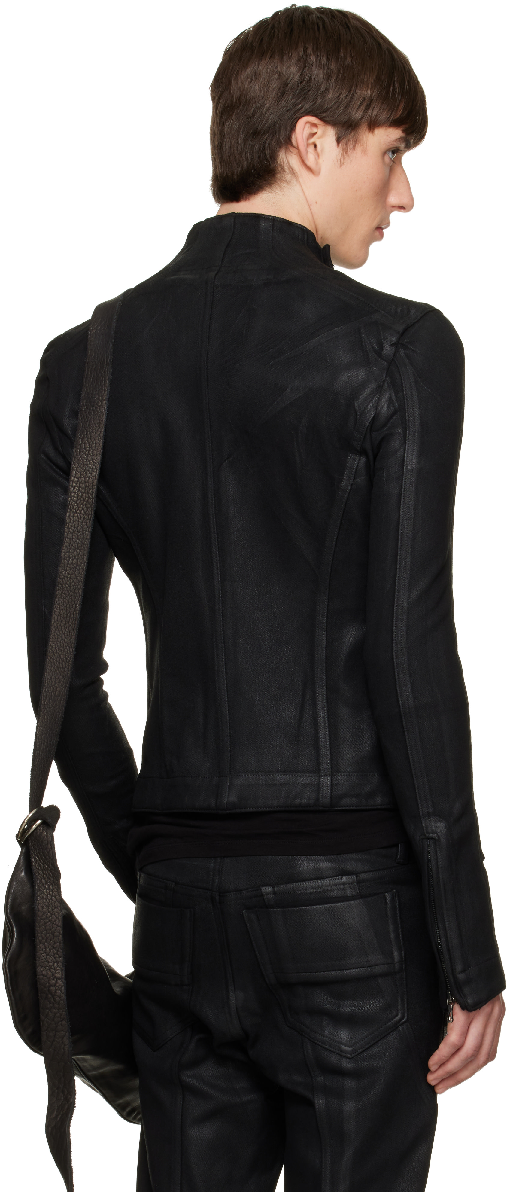 Julius - Black Seamed Skinny Jacket