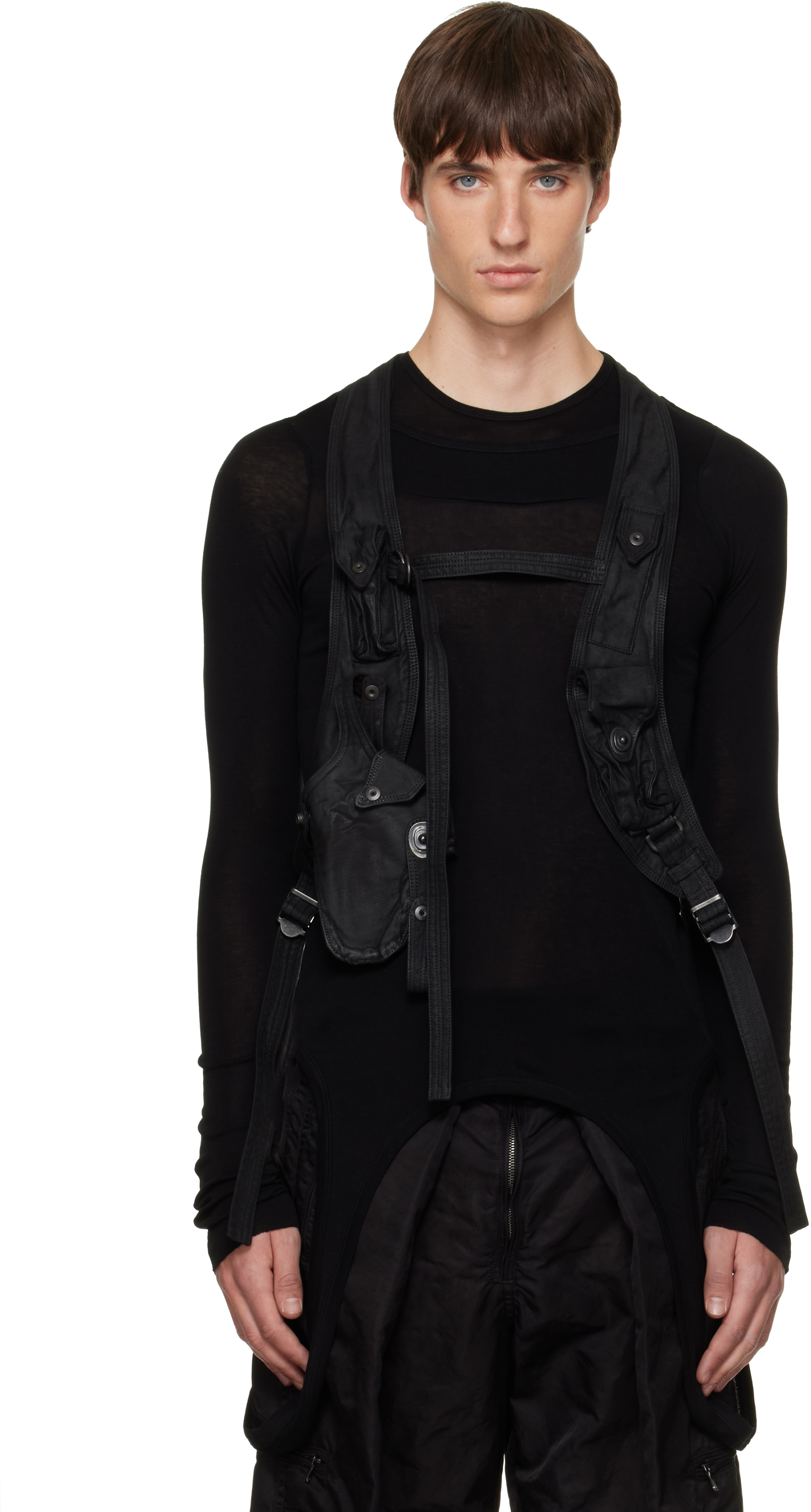 Julius - Black Holster Vest