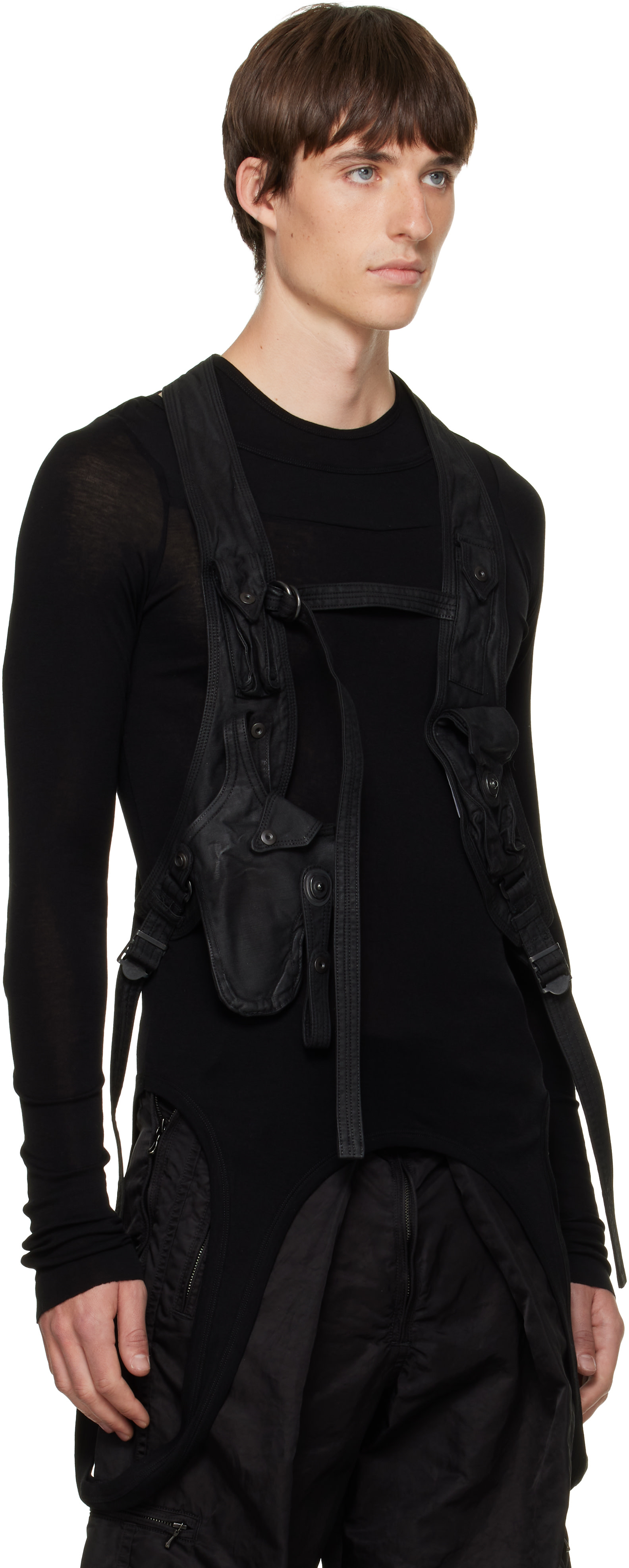 Julius - Black Holster Vest