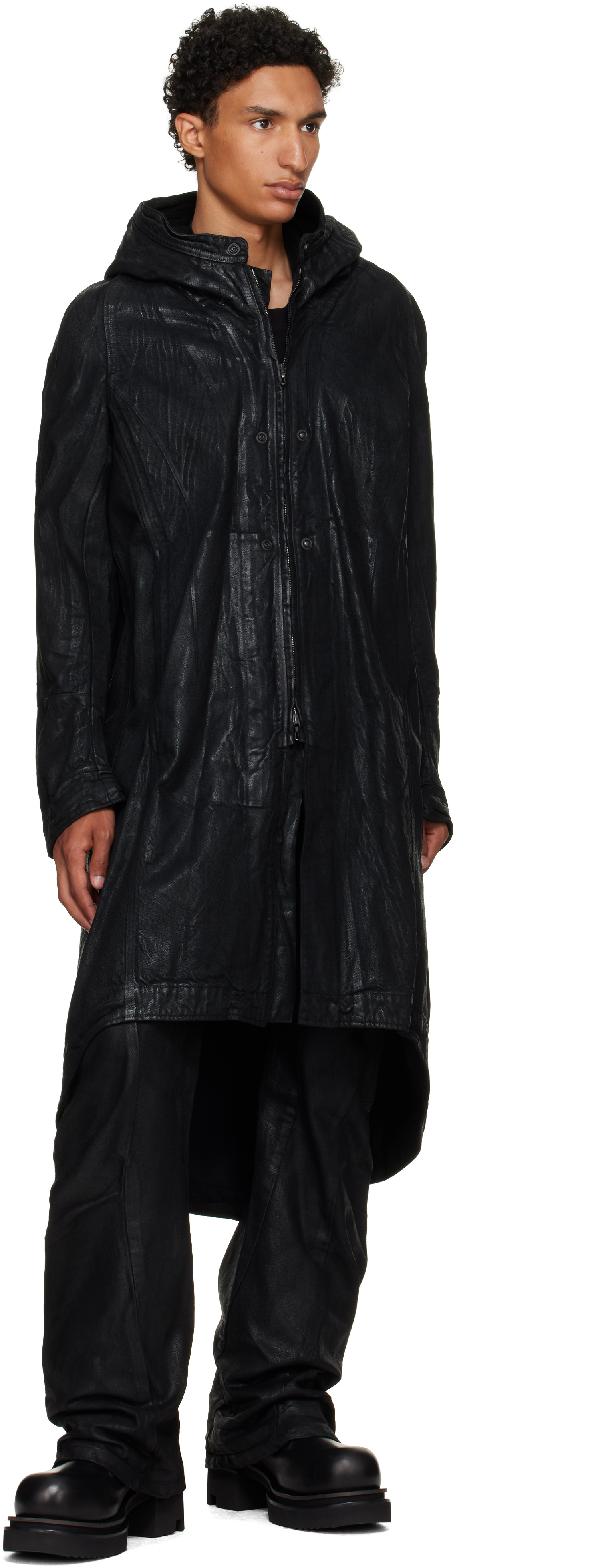 Julius - Black Bending Flare Jeans
