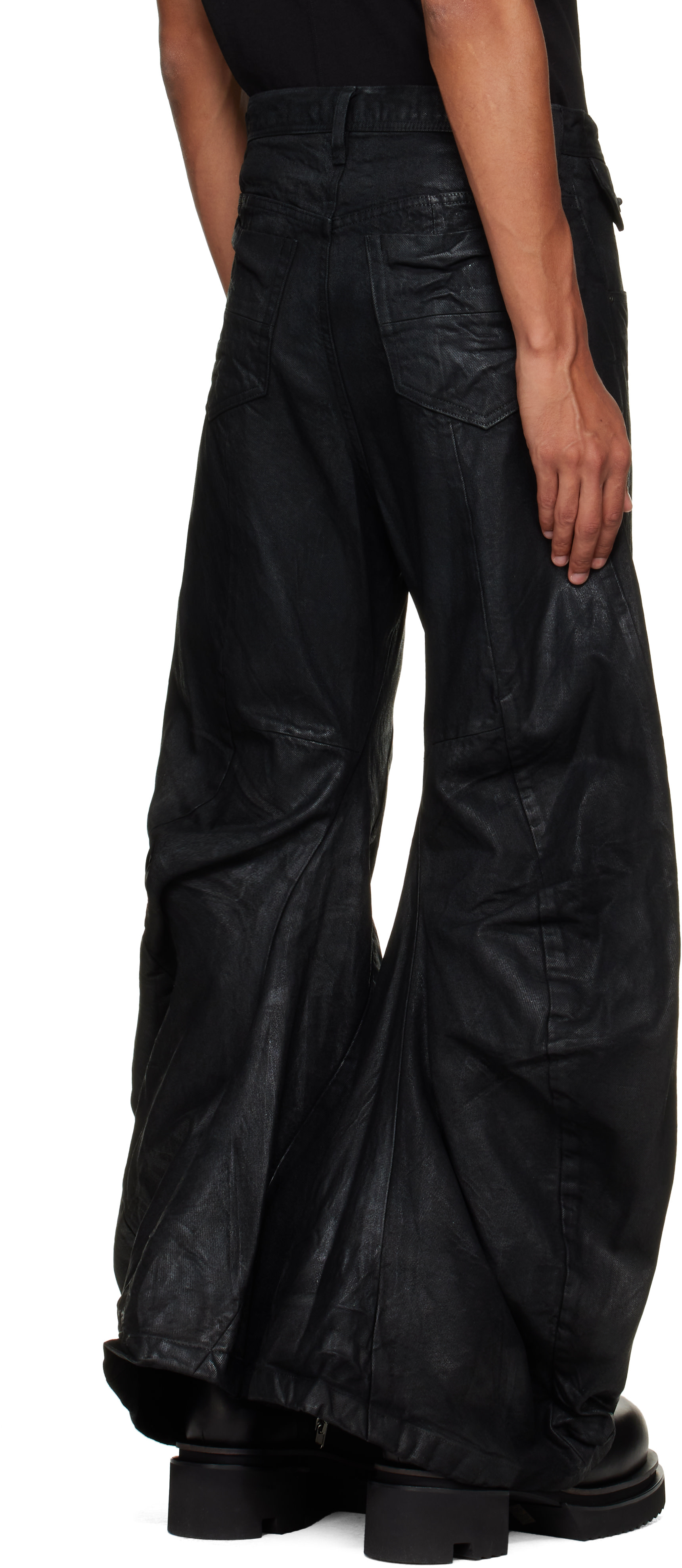 Julius - Black Bending Tuba Jeans