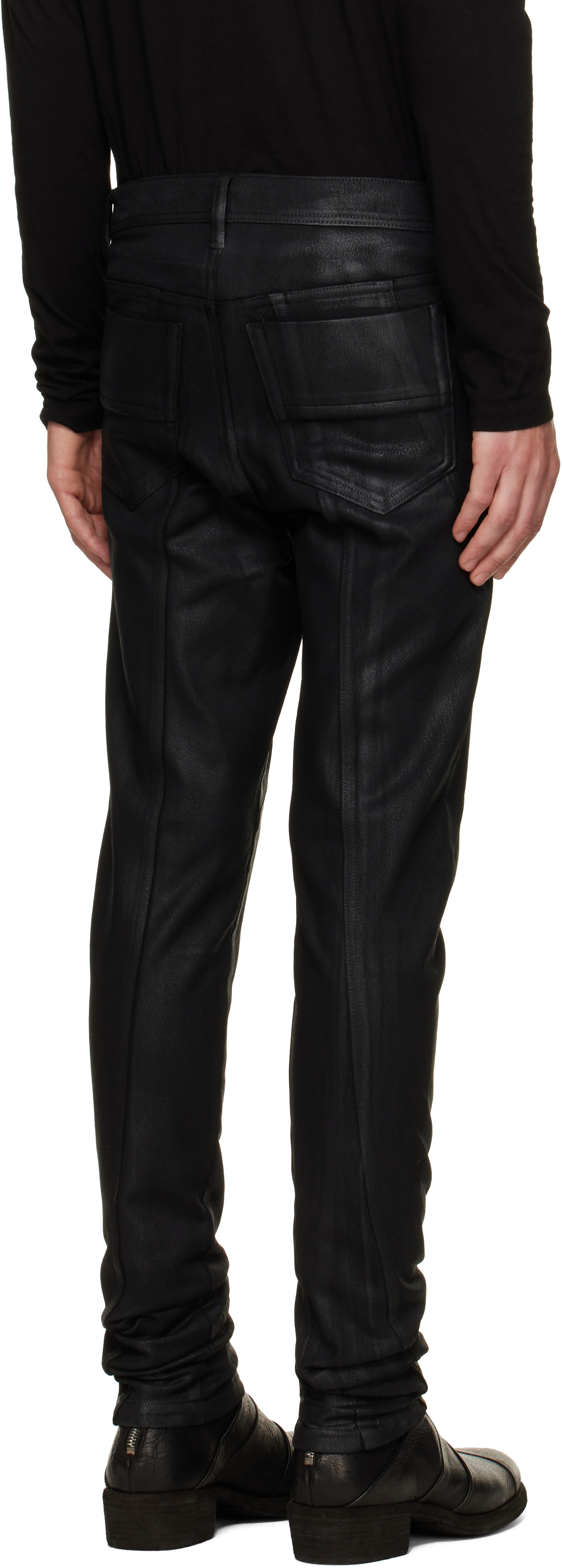 Julius - Black Droid Skinny Pants