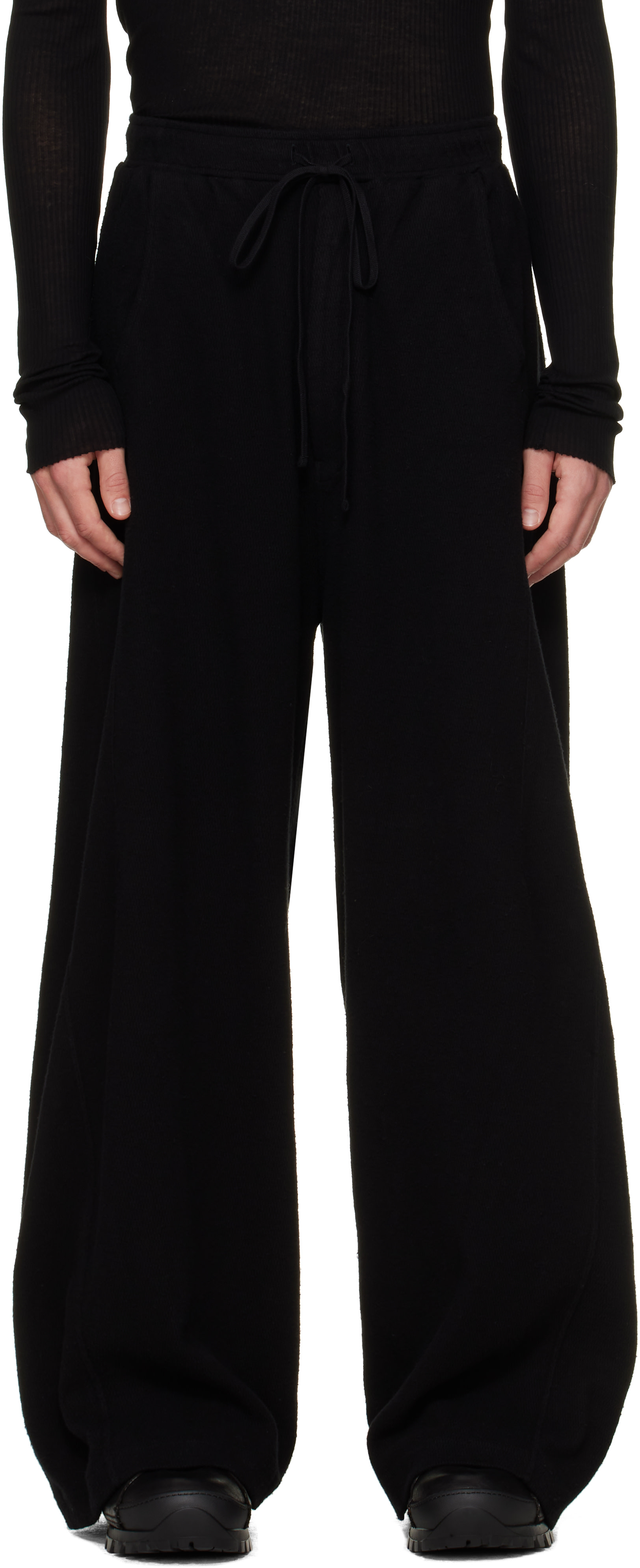 Julius - Black Dk Wide Sweatpants