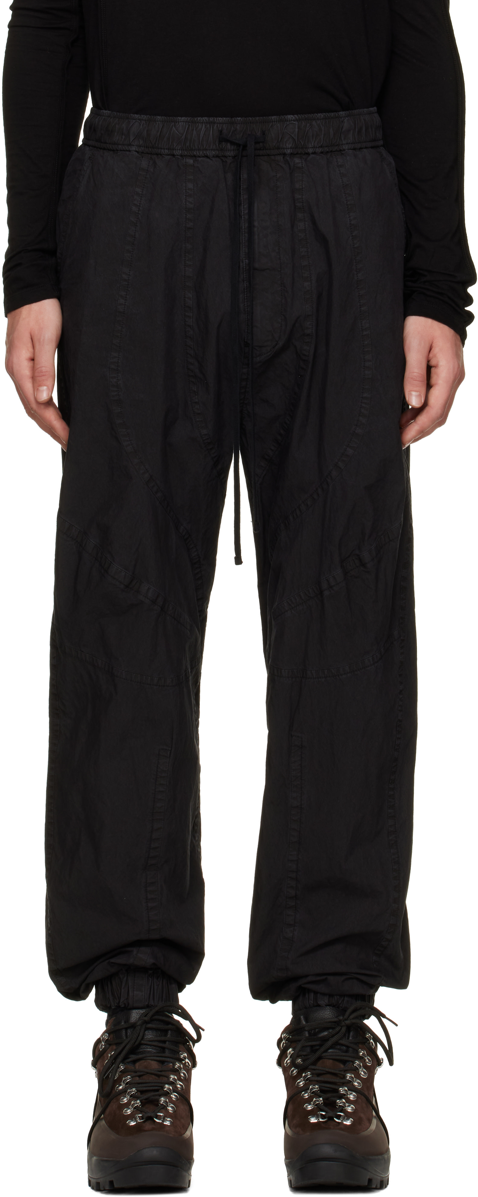 Julius - Black Unchain Jogger Trousers