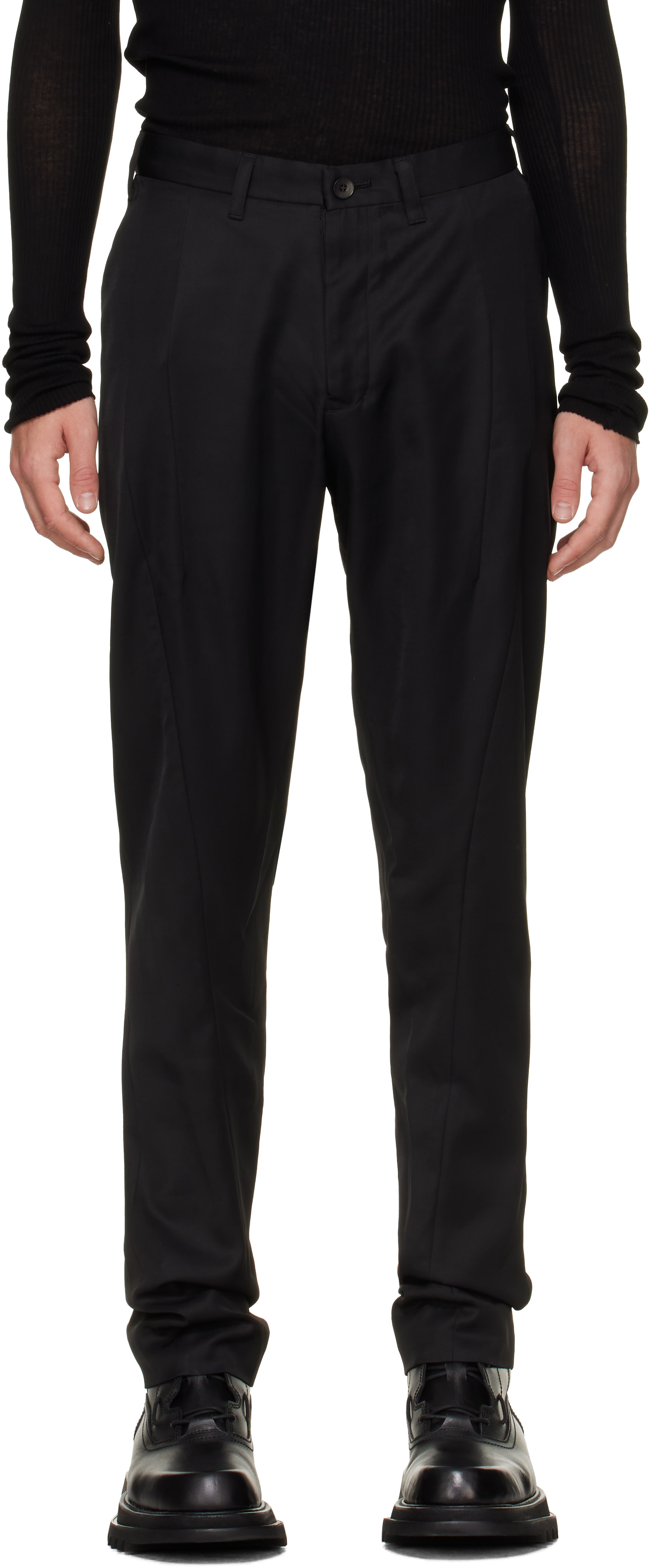 Julius - Black Jodhpurs Trousers