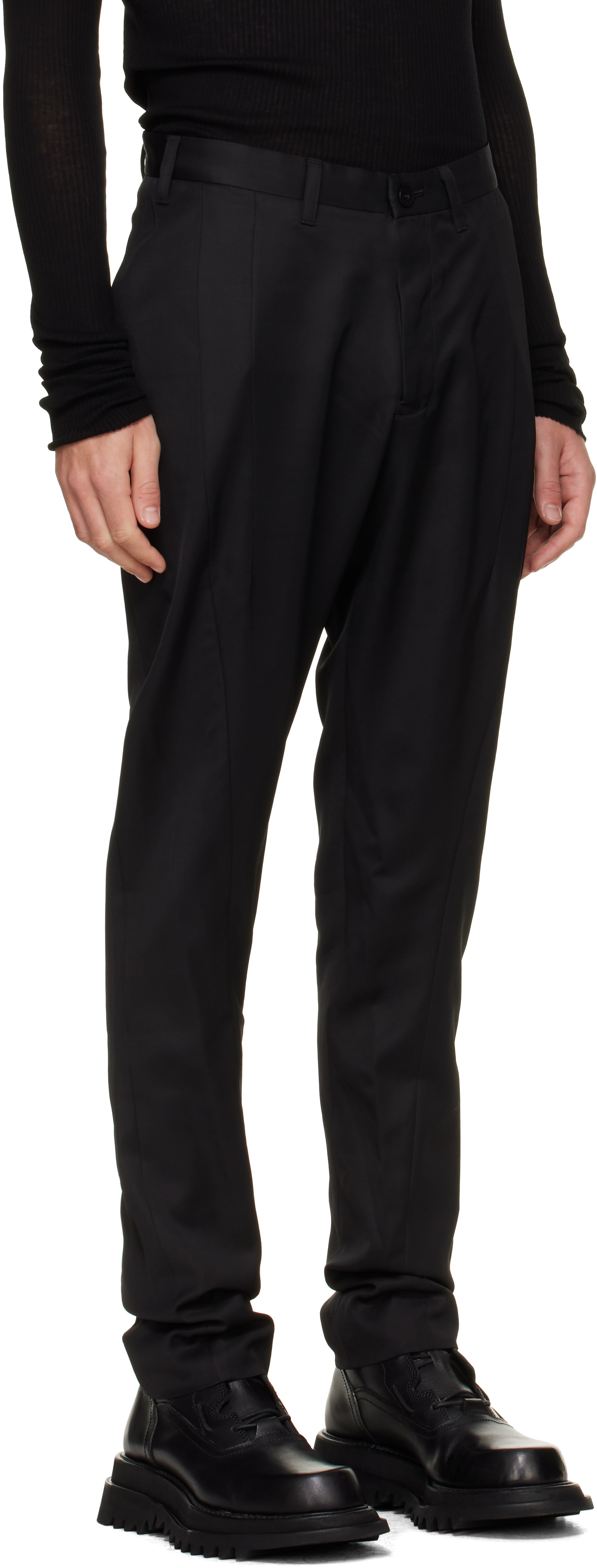 Julius - Black Jodhpurs Trousers