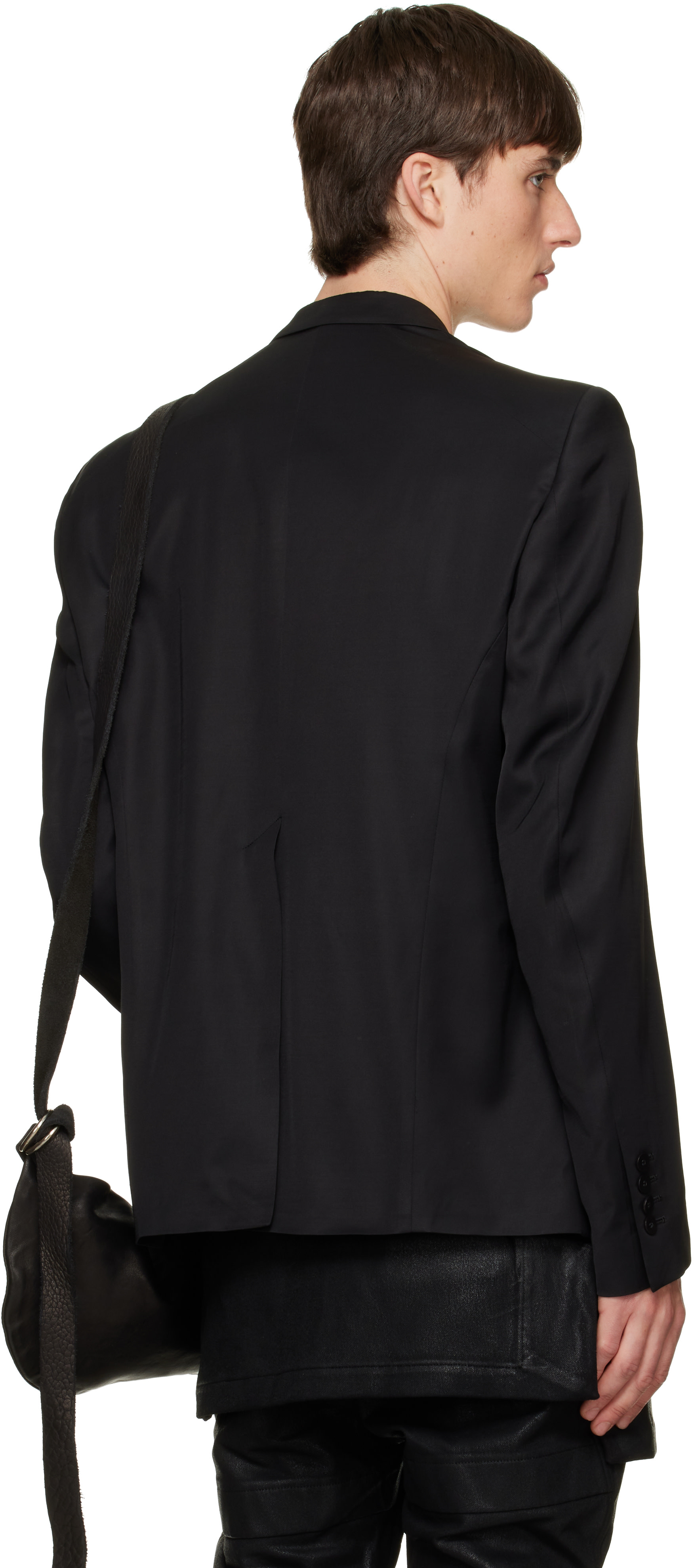 Julius - Black Tailored Wide Jacket
