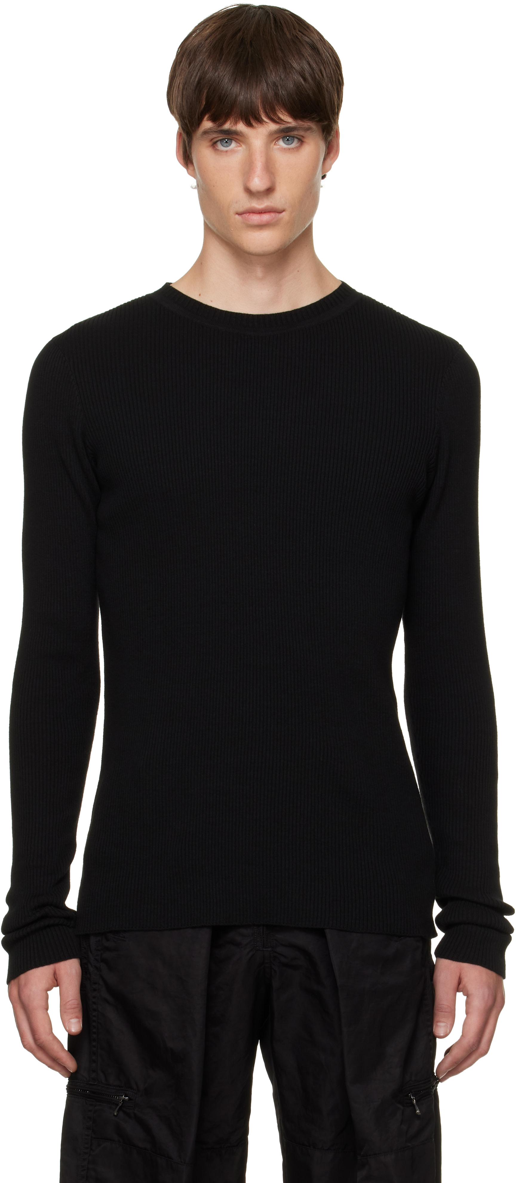 Julius - Black Skinny Sweater