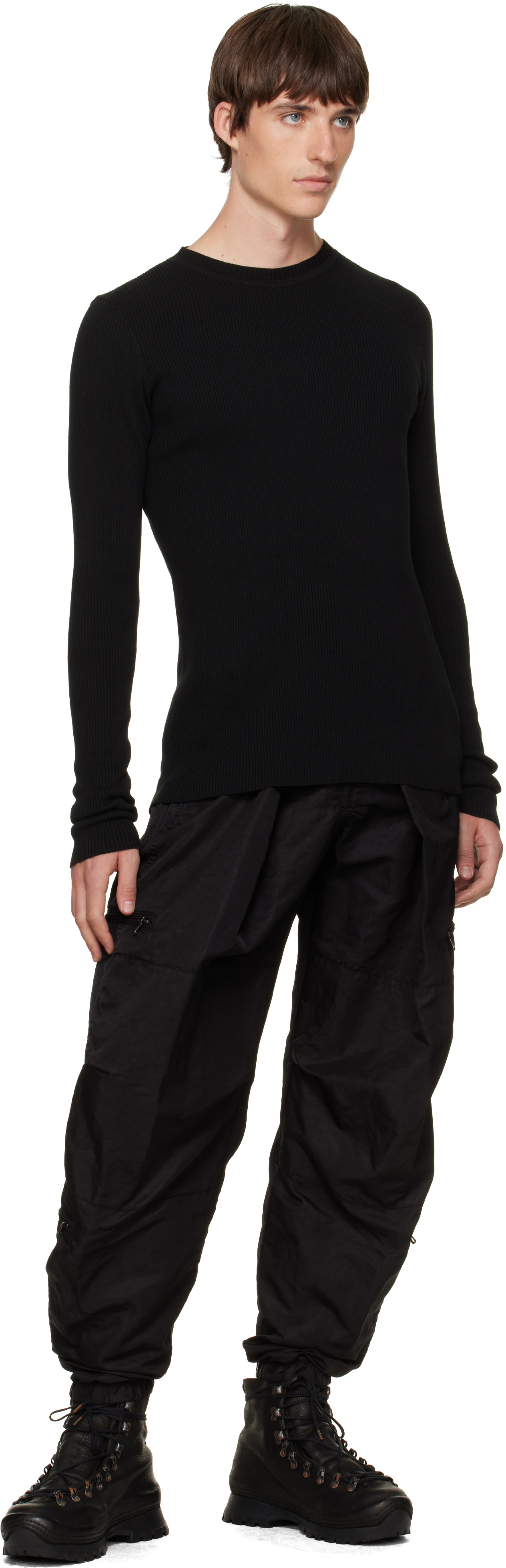 Julius - Black Skinny Sweater