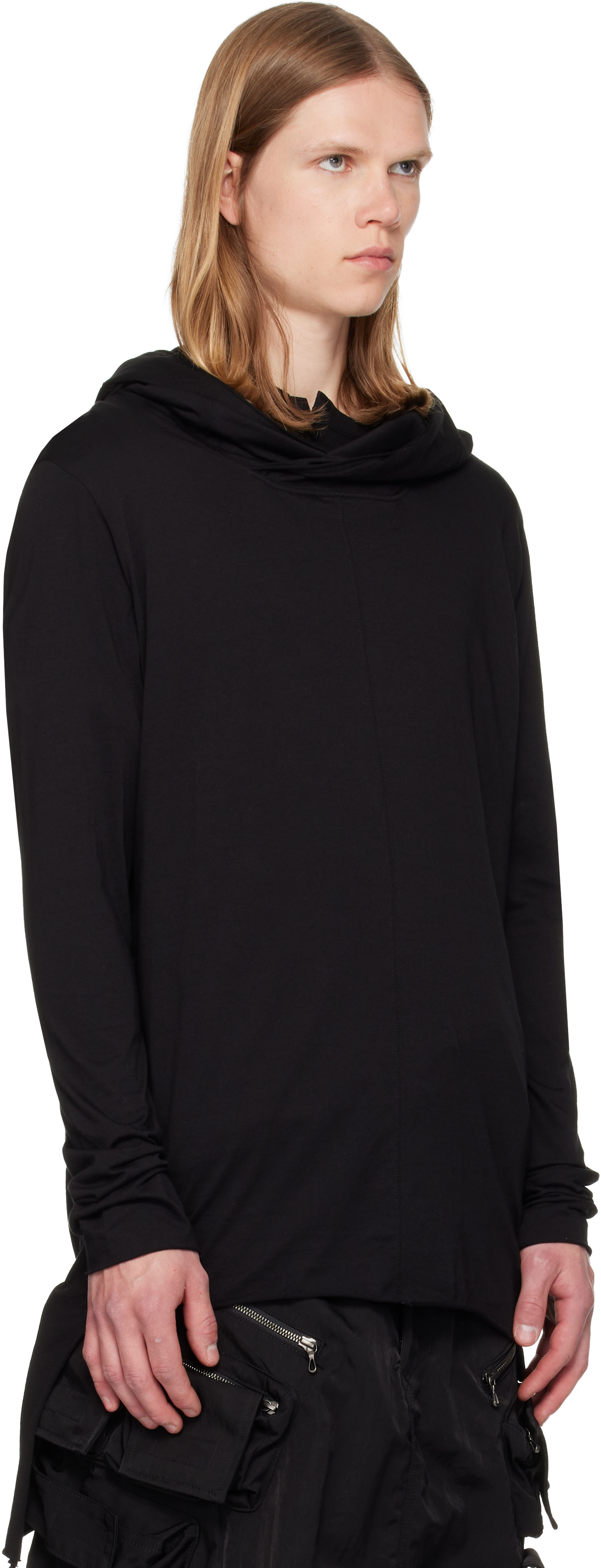 Julius - Pull à capuche noir