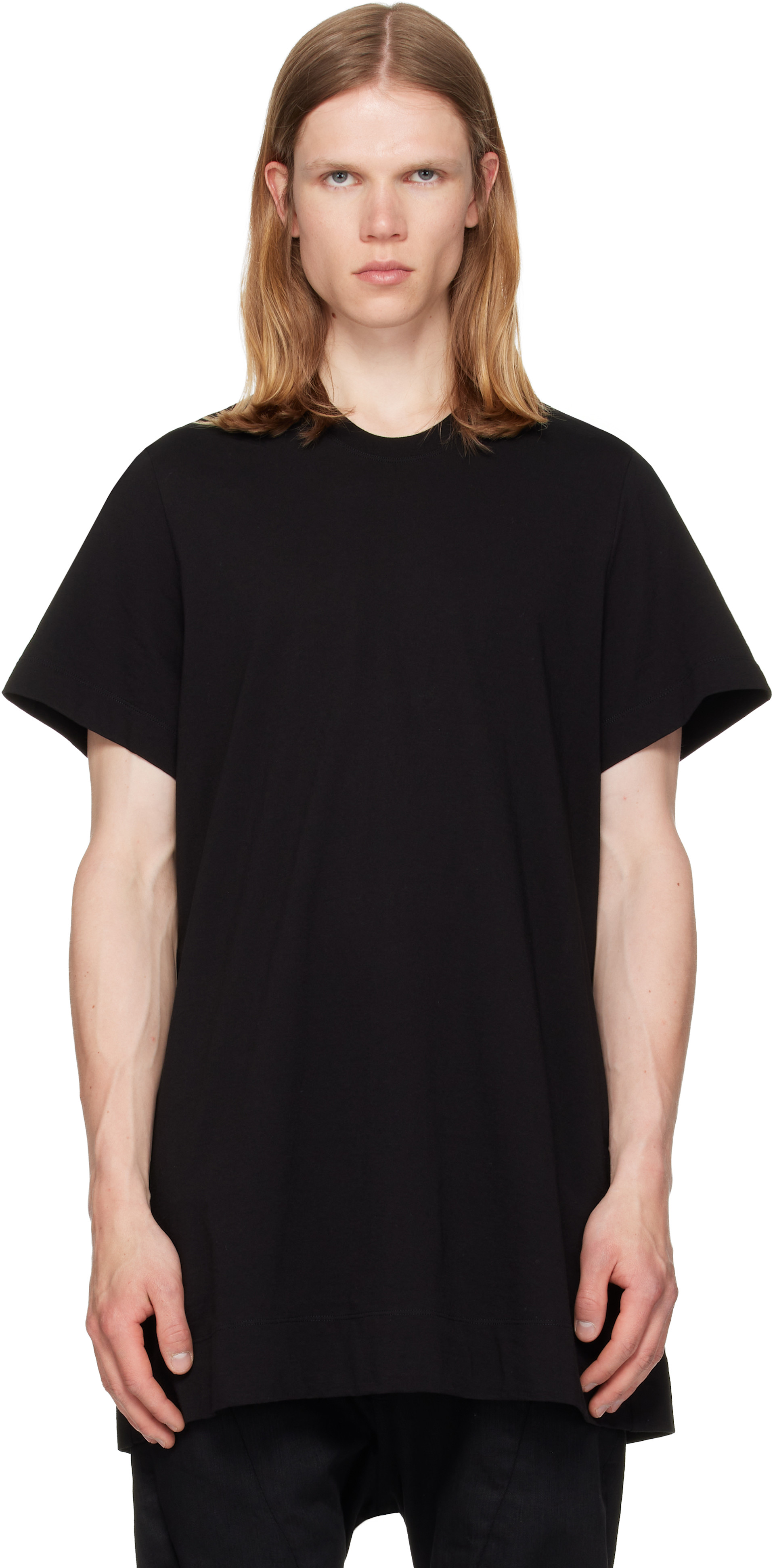 Julius - T-shirt évasé noir