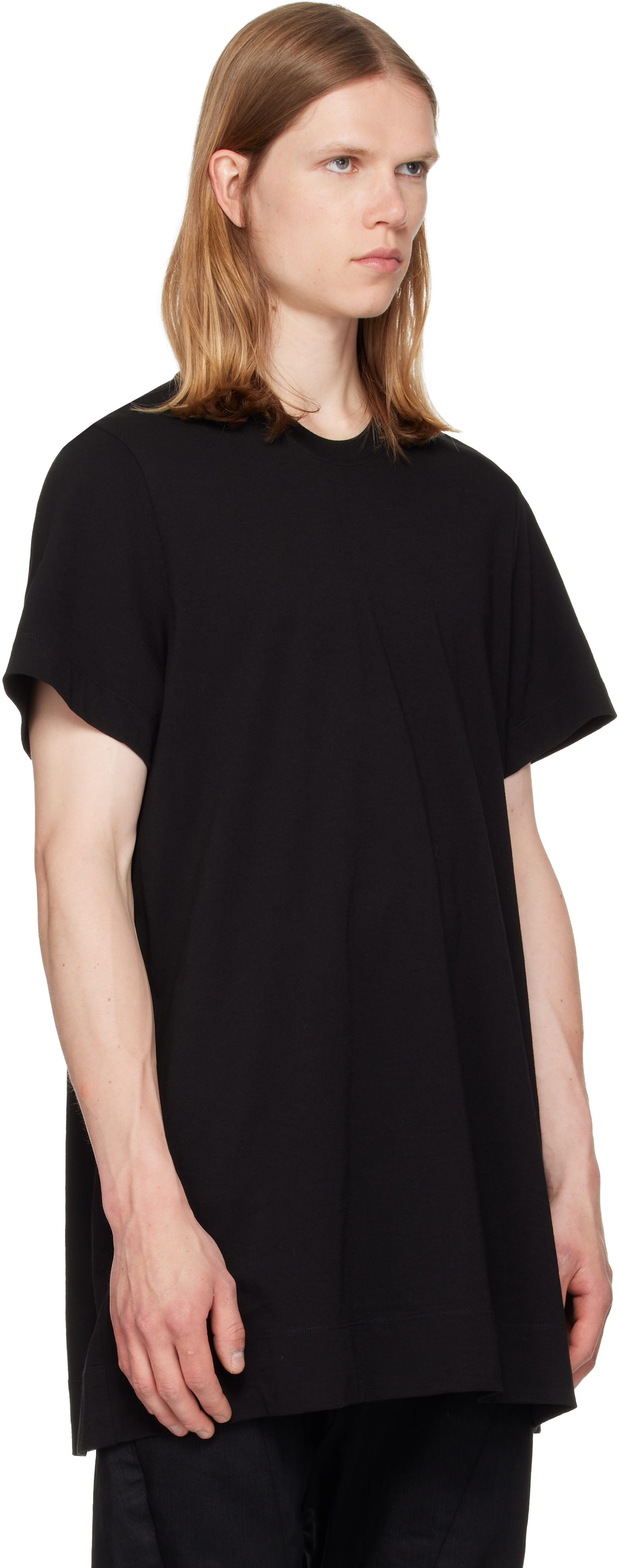Julius - T-shirt évasé noir