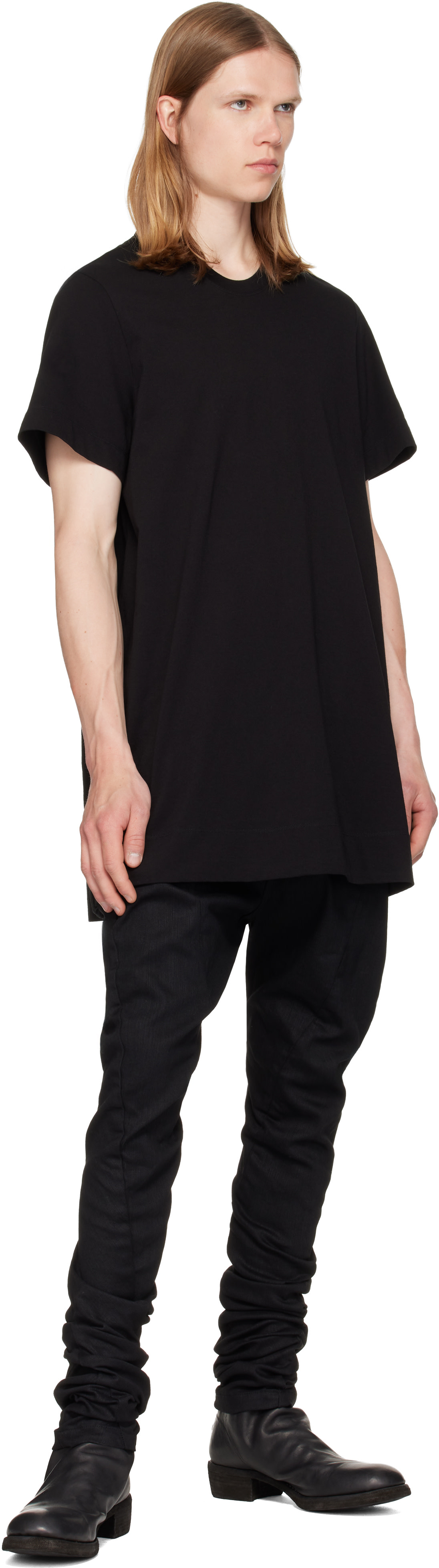 Julius - T-shirt évasé noir