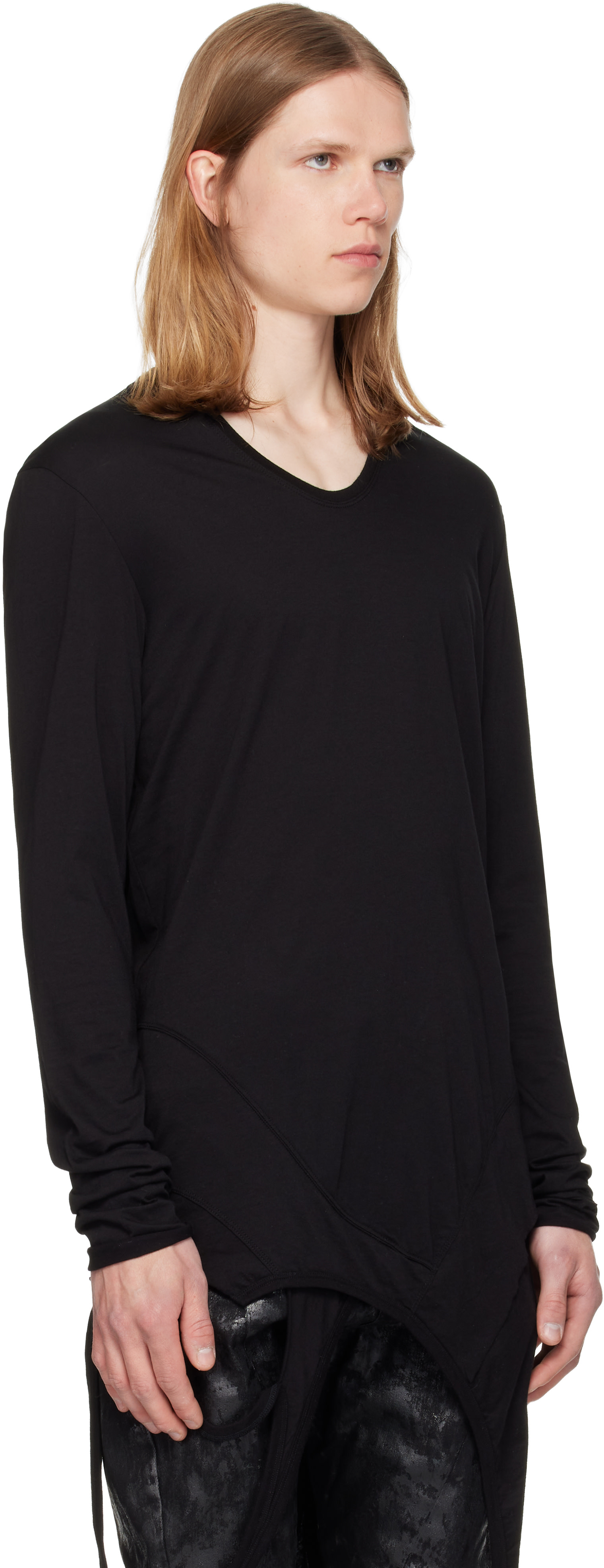 Julius: Black Loots Long Sleeve T-shirt | SSENSE