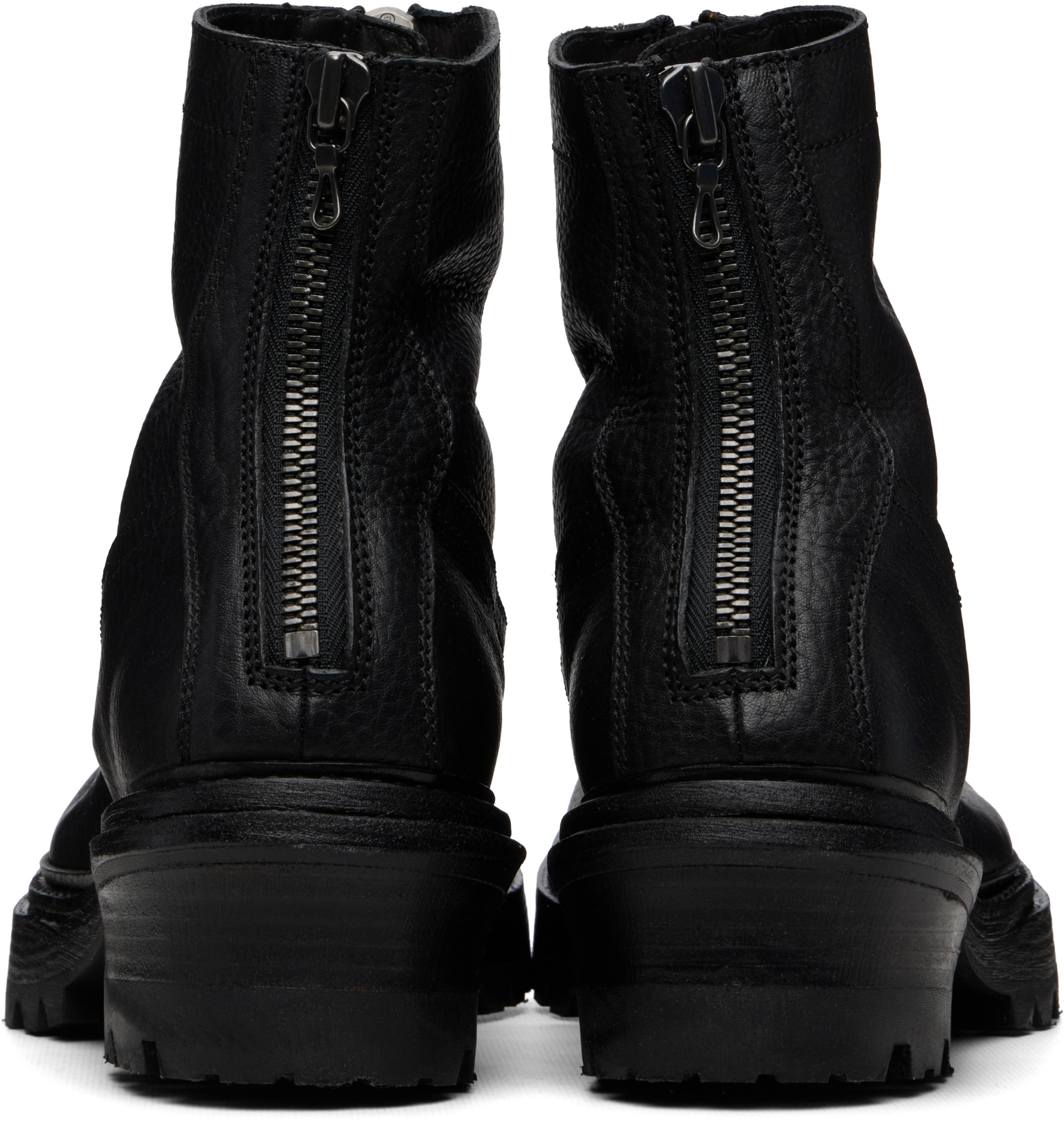Julius - Bottes noires à glissières