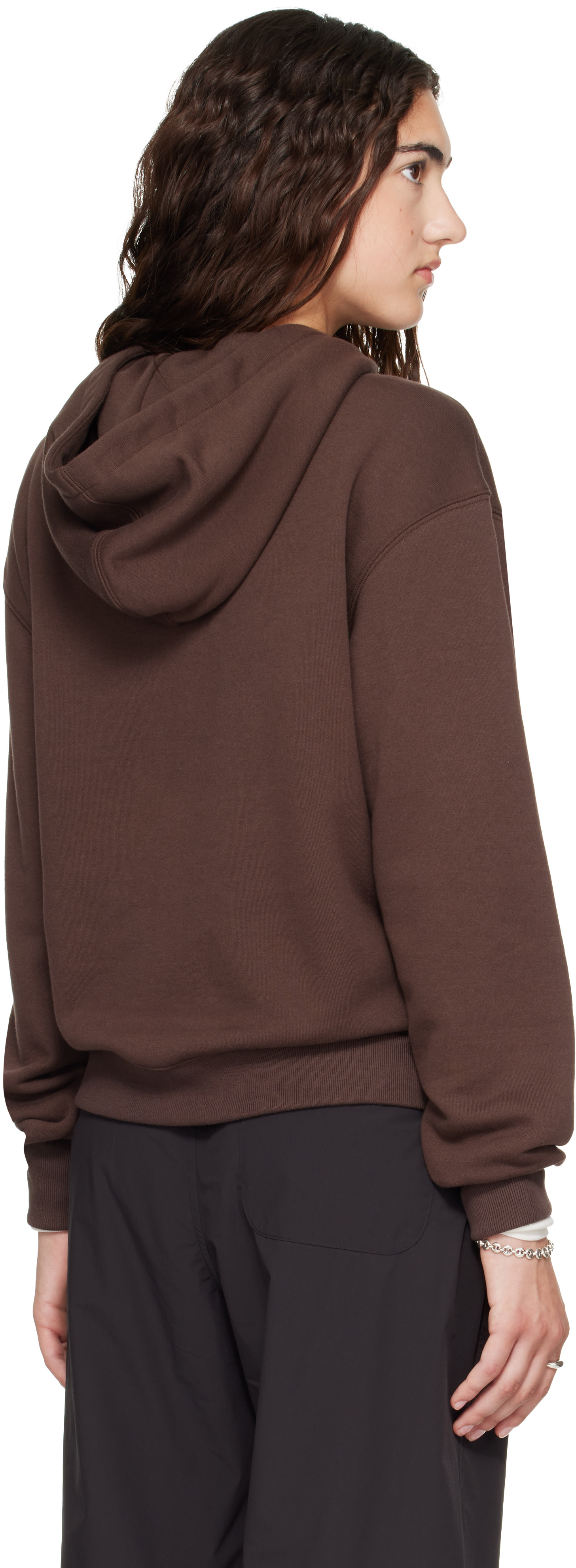 Literary Sport - Pull à capuche Edie brun