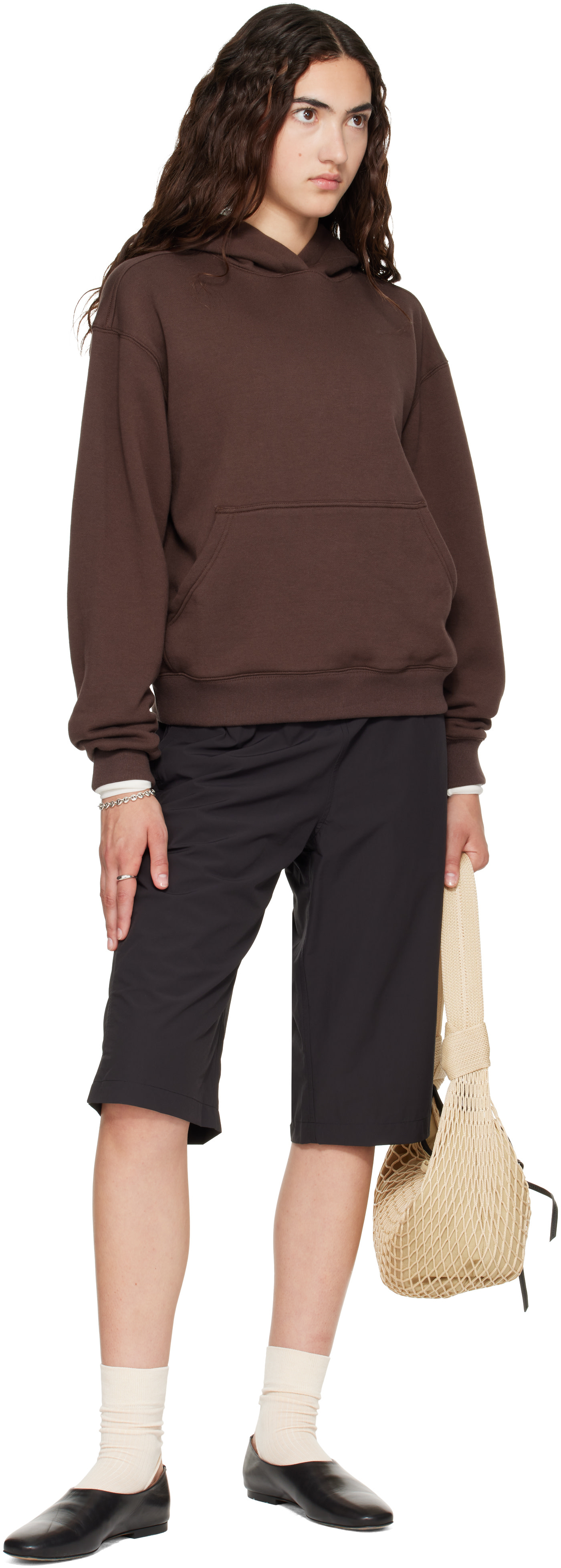 Literary Sport - Pull à capuche Edie brun