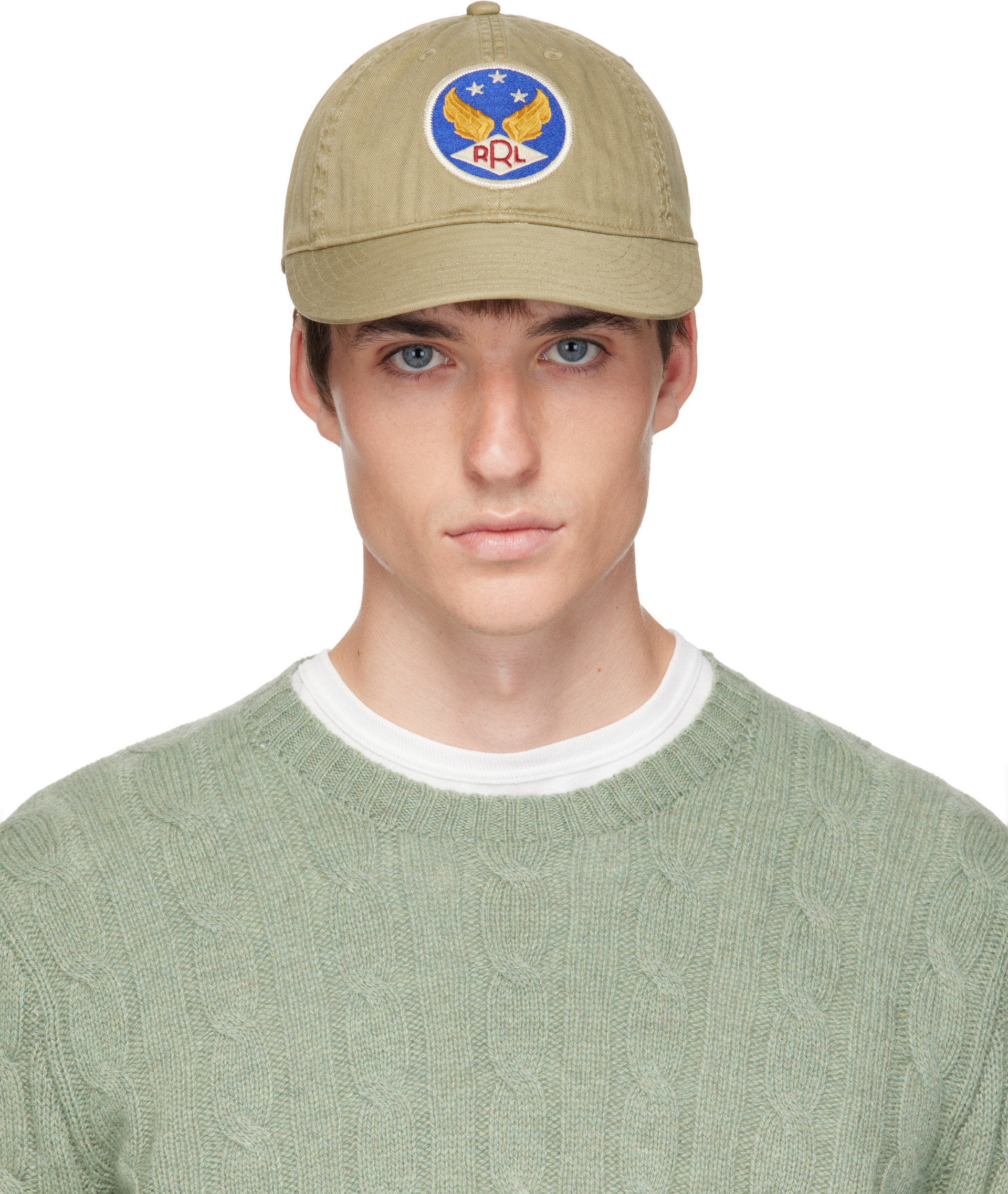RRL - Green Winged-Logo Twill Ball Cap