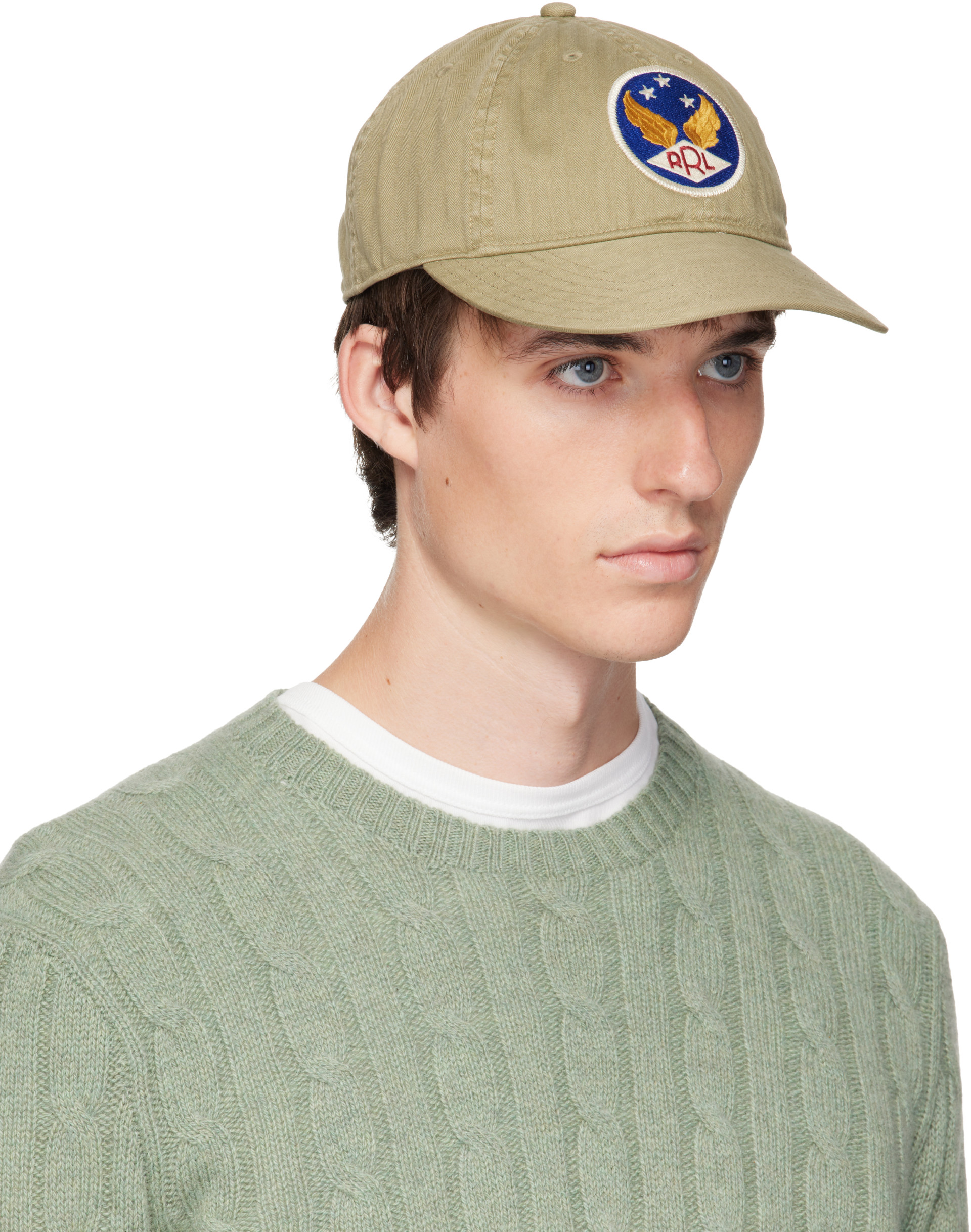 RRL - Green Winged-Logo Twill Ball Cap