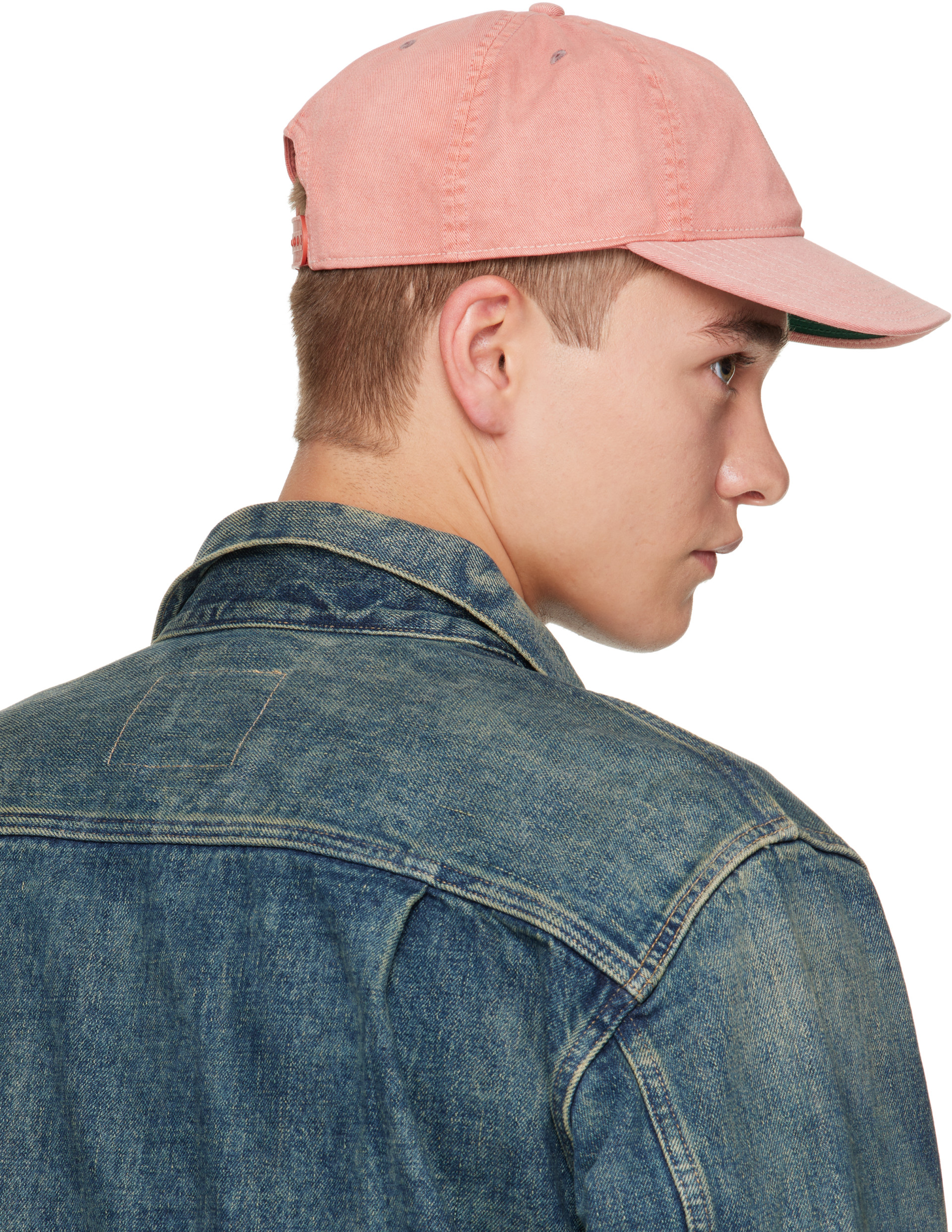 RRL - Pink Winged-Logo Twill Ball Cap