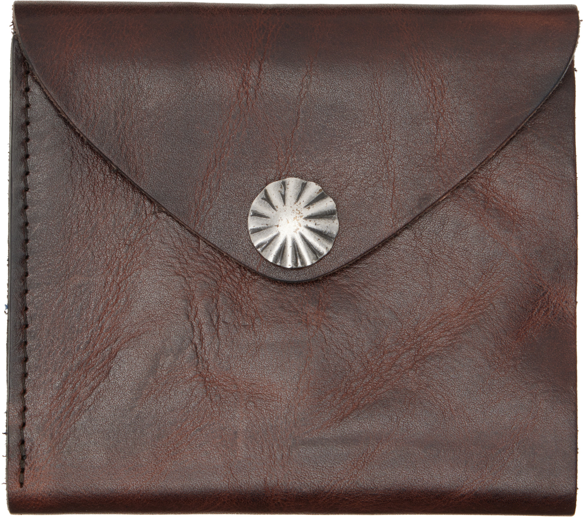 RRL - Brown Leather Envelope Wallet