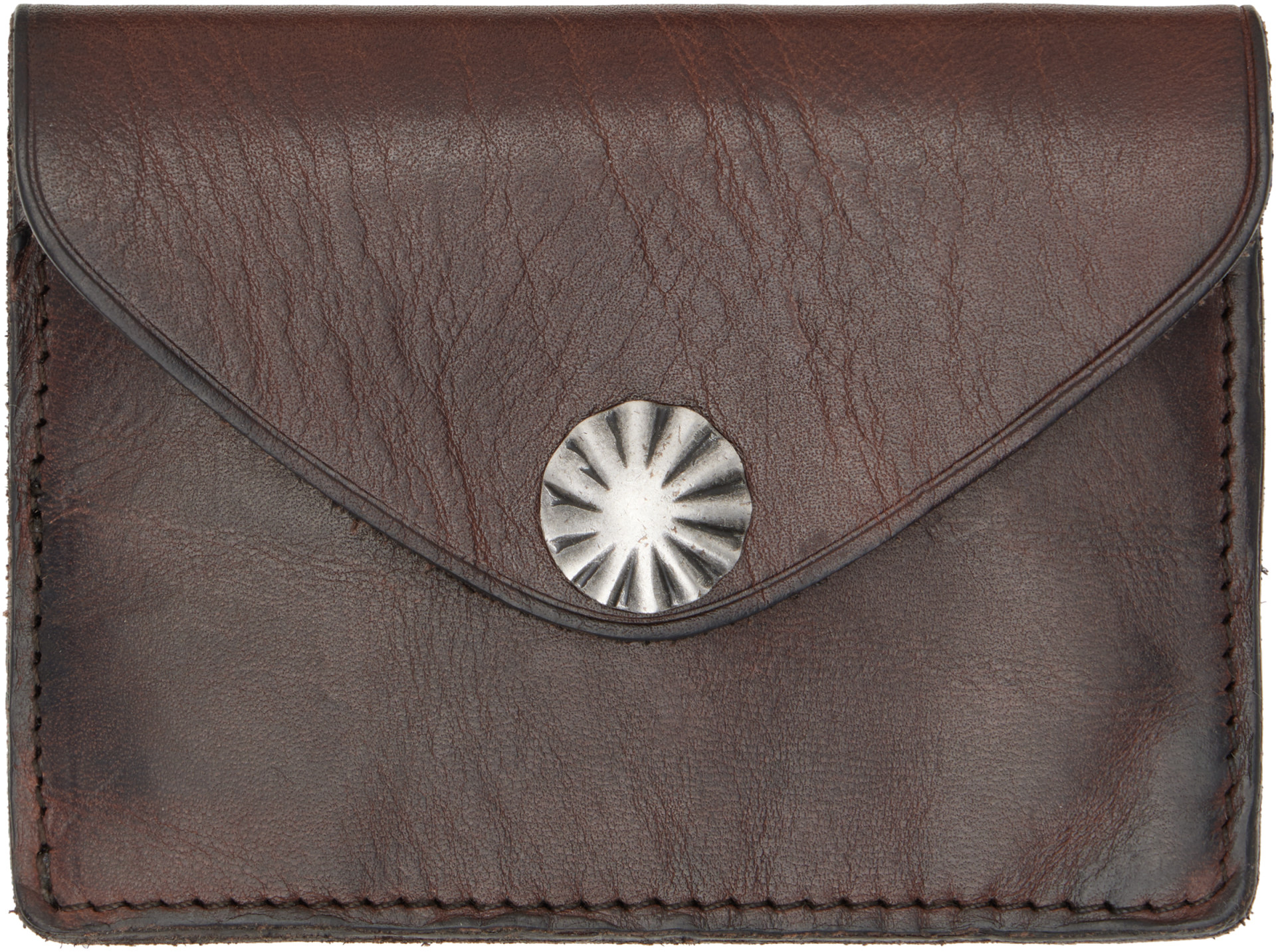 RRL - Brown Leather Card Holder