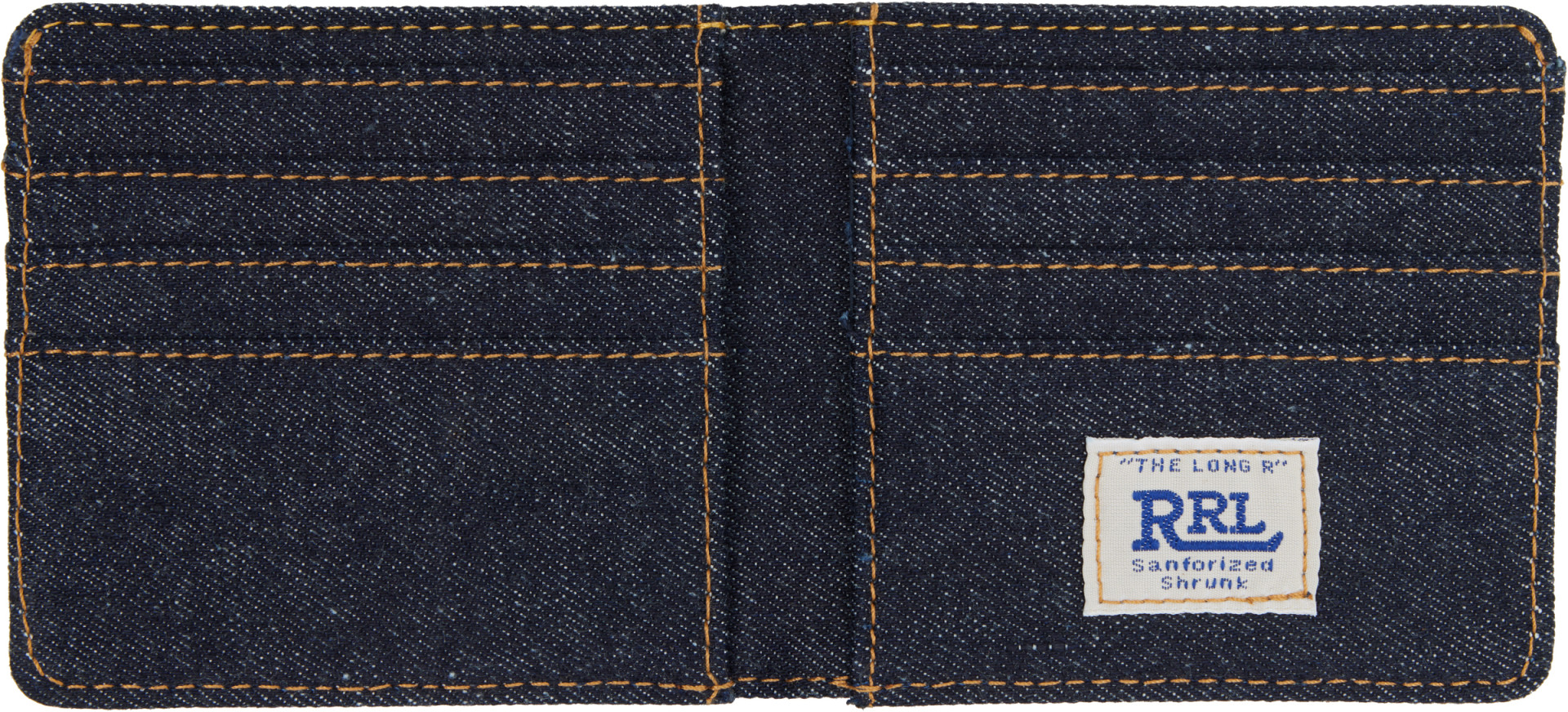 RRL - Indigo Denim Billfold Wallet