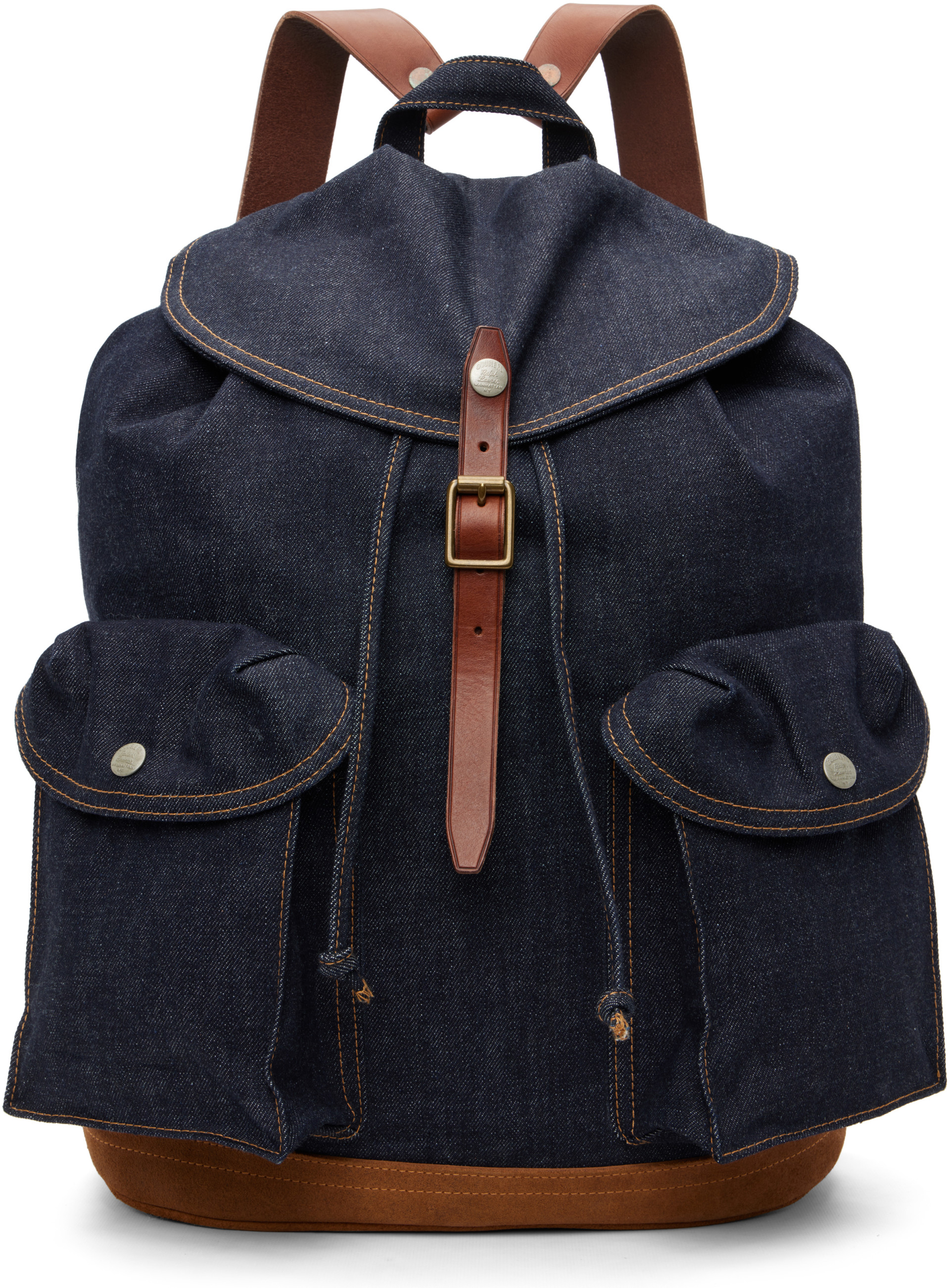 RRL - Indigo Denim Rucksack Backpack