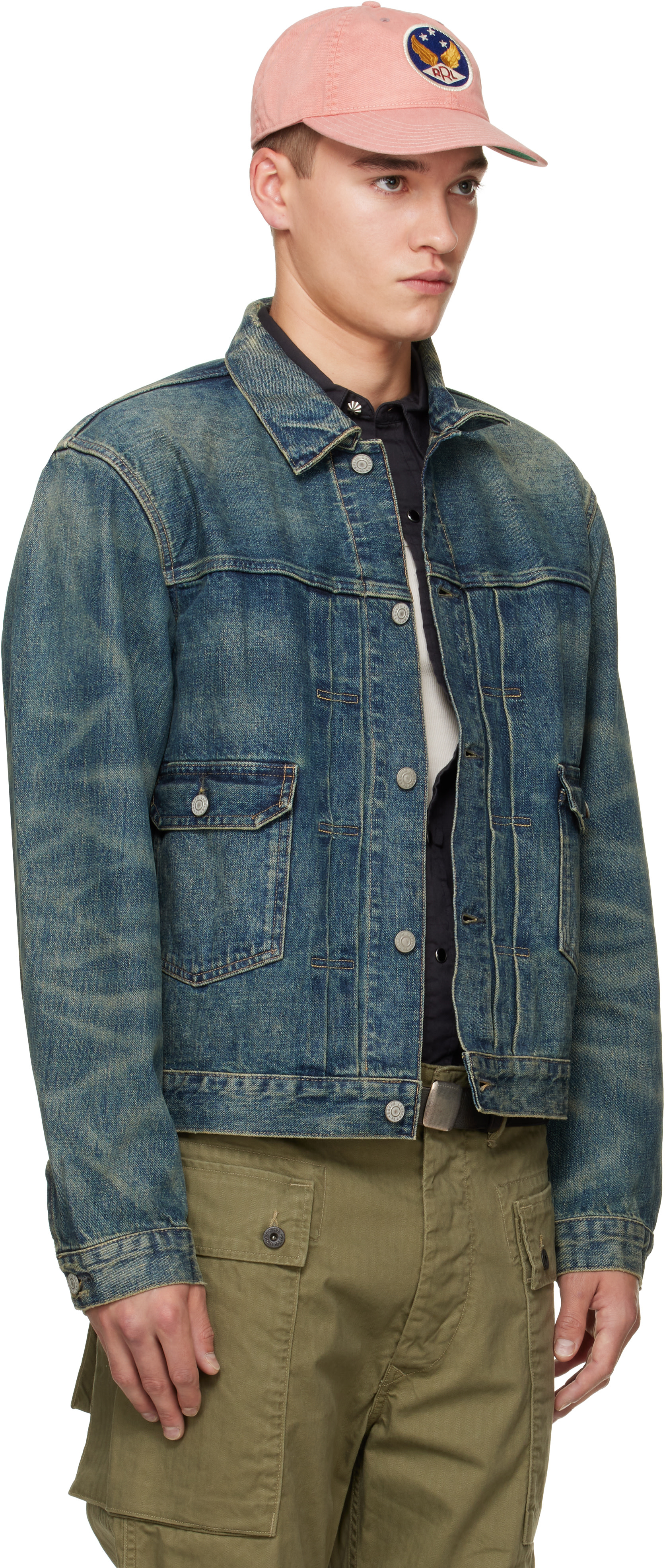 RRL - Blue Type-2 Unlined Denim Trucker Jacket