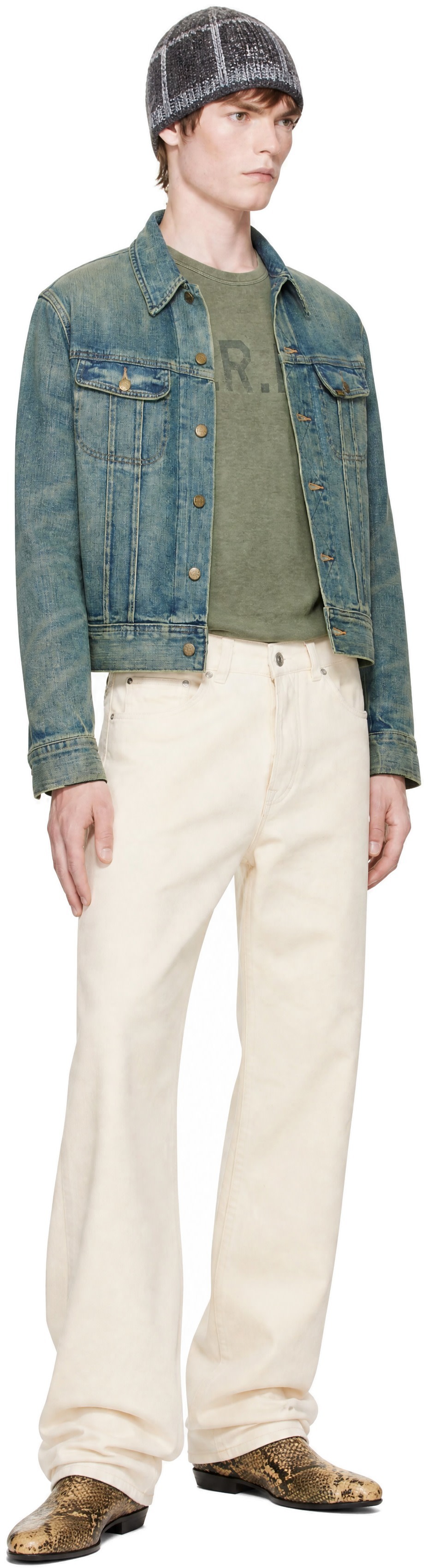RRL - Blue Indigo Denim Trucker Jacket