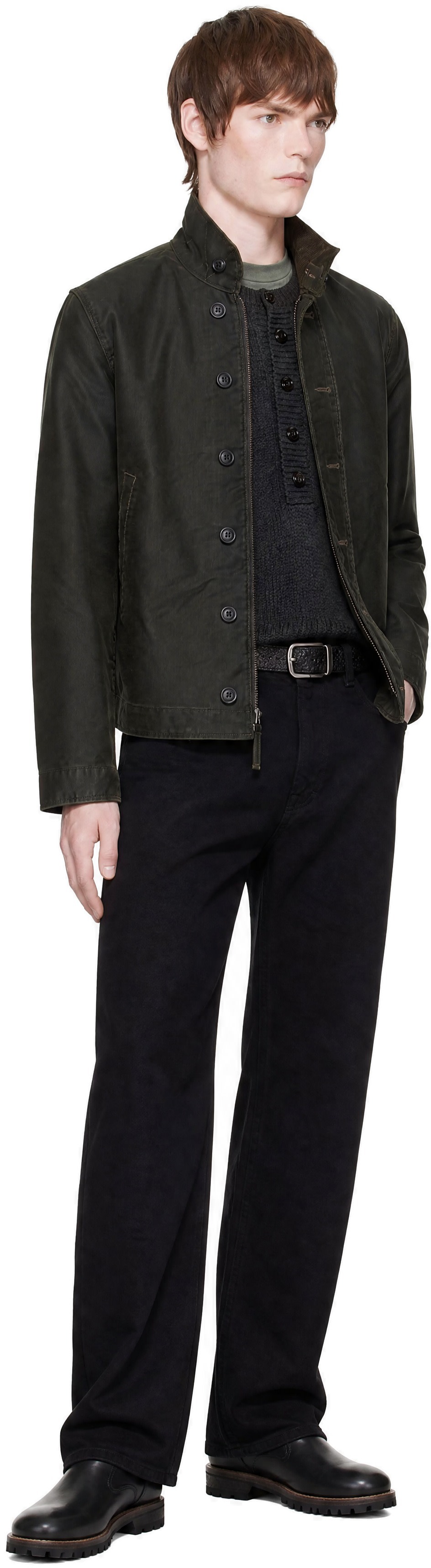 RRL - 黑色 Cotton Bower Deck 夹克