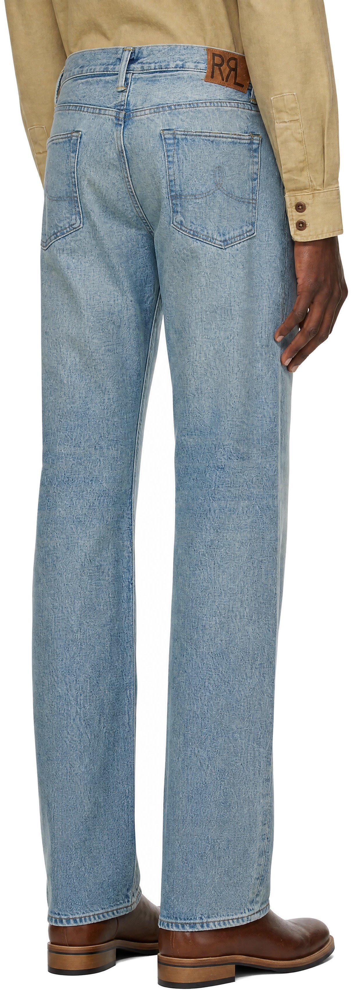 パンツ everyone 5pocket jeans (VINTAGE) RRL: Blue Vintage 5-Pocket Jeans | SSENSE