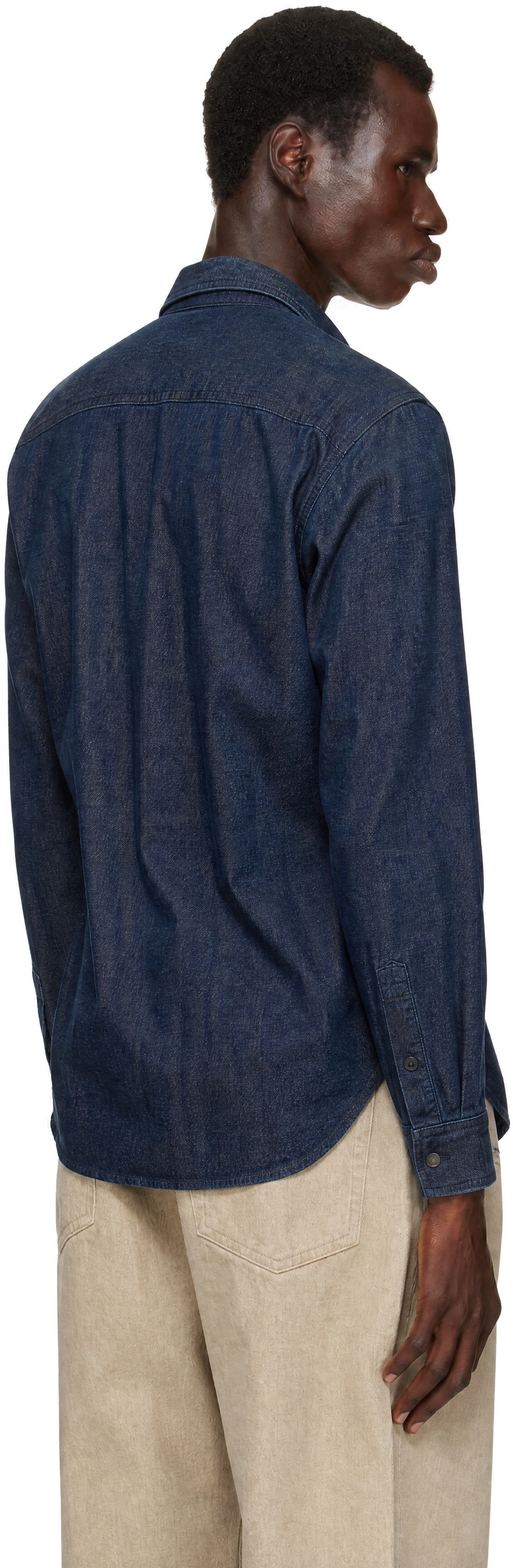 RRL - 蓝色 Work 牛仔衬衫
