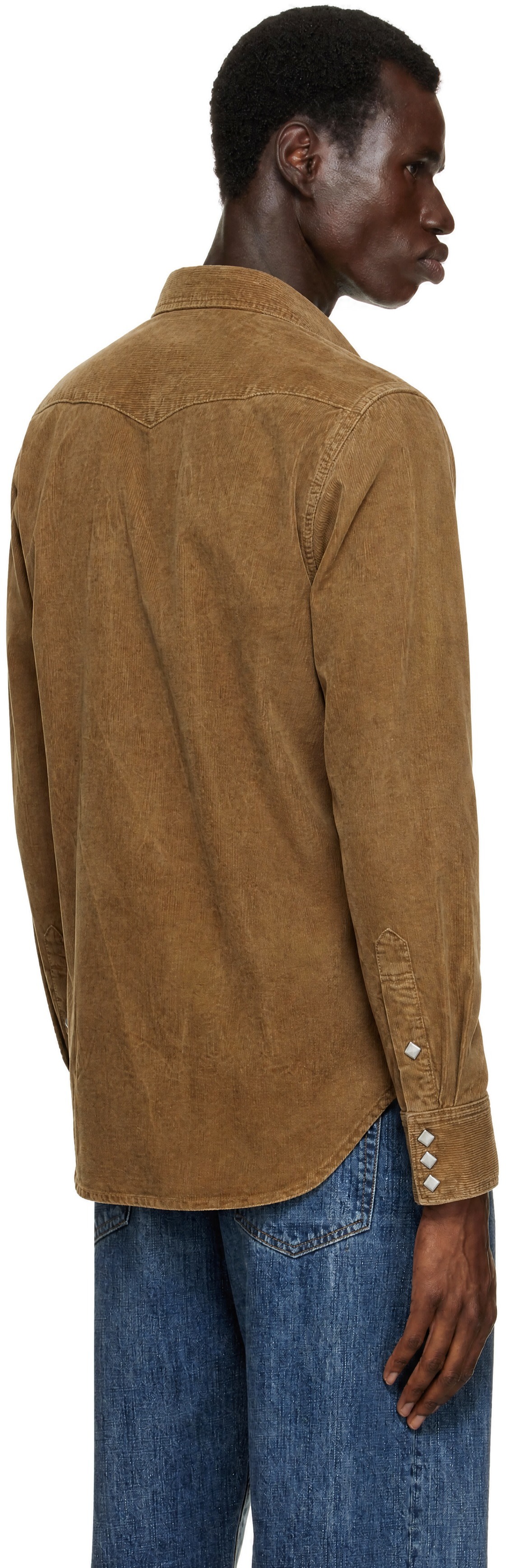 RRL - 탠 코듀로이 셔츠